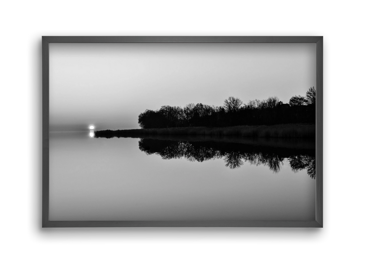 Corner, 45x30 cm (45x30 cm), Fekete keret