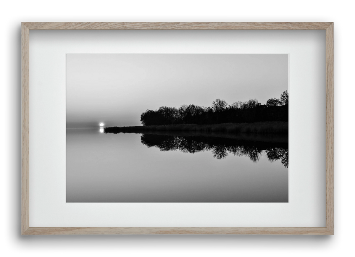 Corner, 60x40 cm (45x30 cm), Tölgy keret, paszpartuval