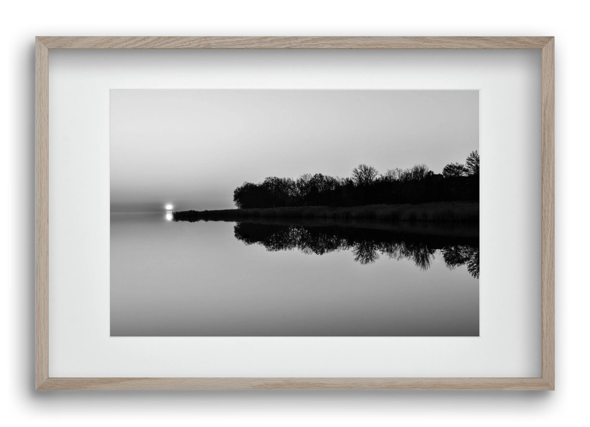 Corner, 60x40 cm (45x30 cm), Tölgy keret, paszpartuval