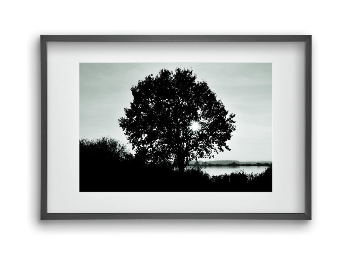 with heart, 45x30 cm (30x20 cm), Fekete keret, paszpartuval