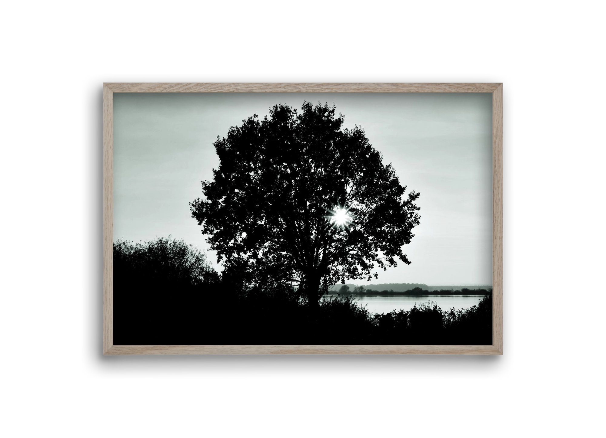 with heart, 30x20 cm (30x20 cm), Tölgy keret