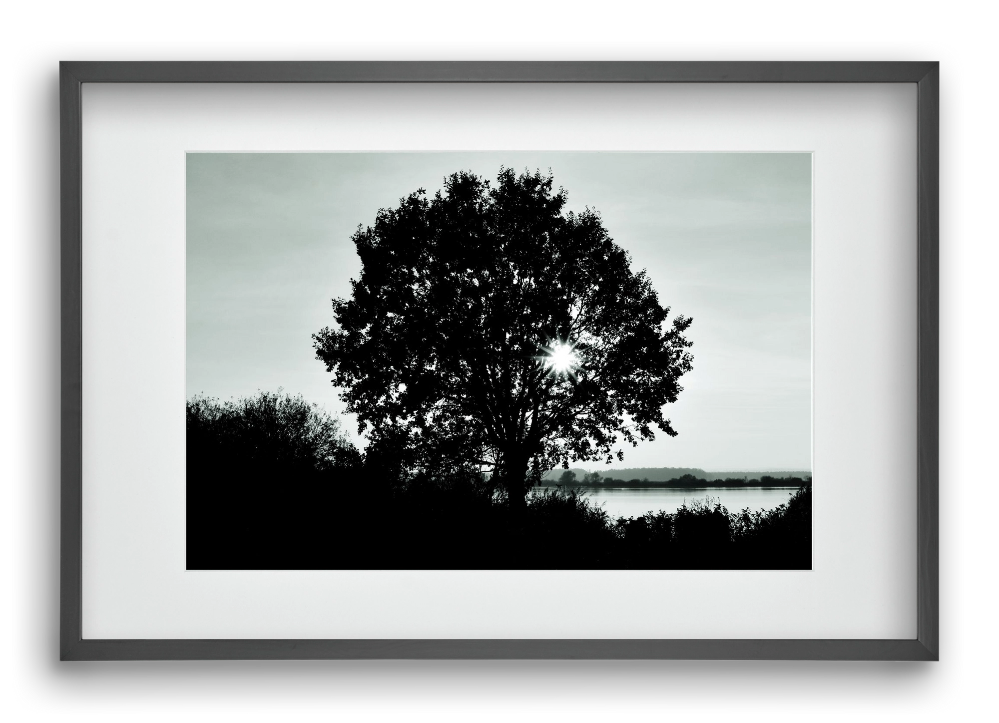 with heart, 60x40 cm (45x30 cm), Fekete keret, paszpartuval