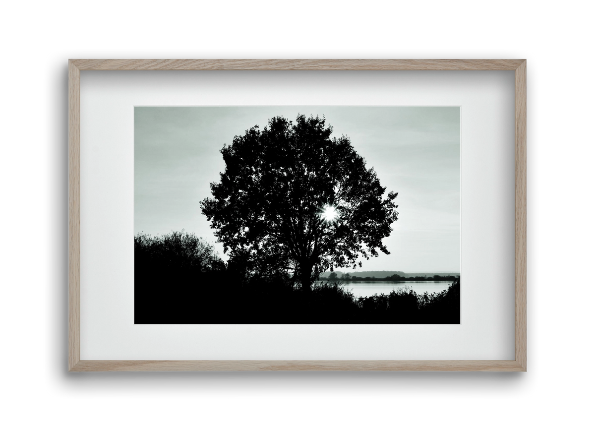 with heart, 45x30 cm (30x20 cm), Tölgy keret, paszpartuval