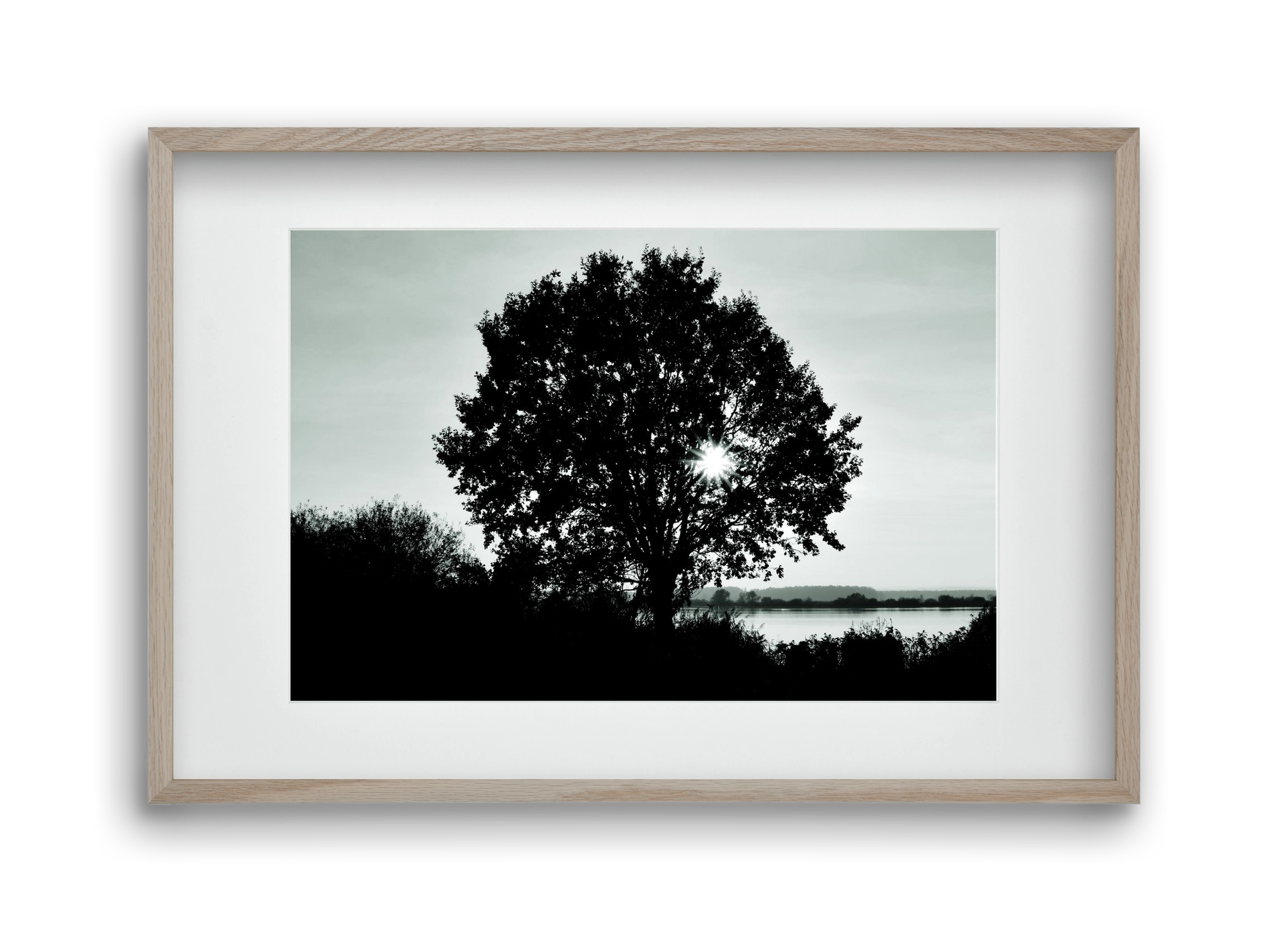 with heart, 45x30 cm (30x20 cm), Tölgy keret, paszpartuval