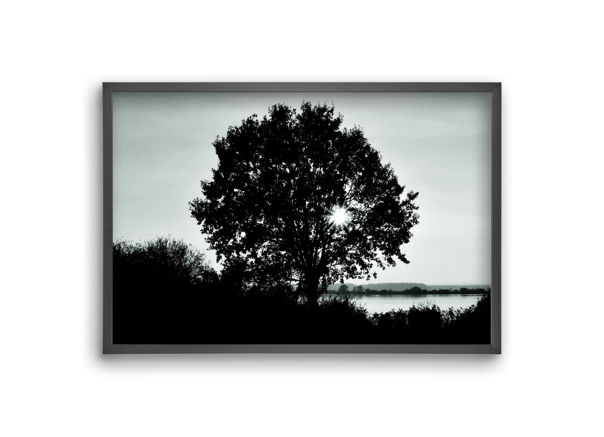 with heart, 30x20 cm (30x20 cm), Fekete keret