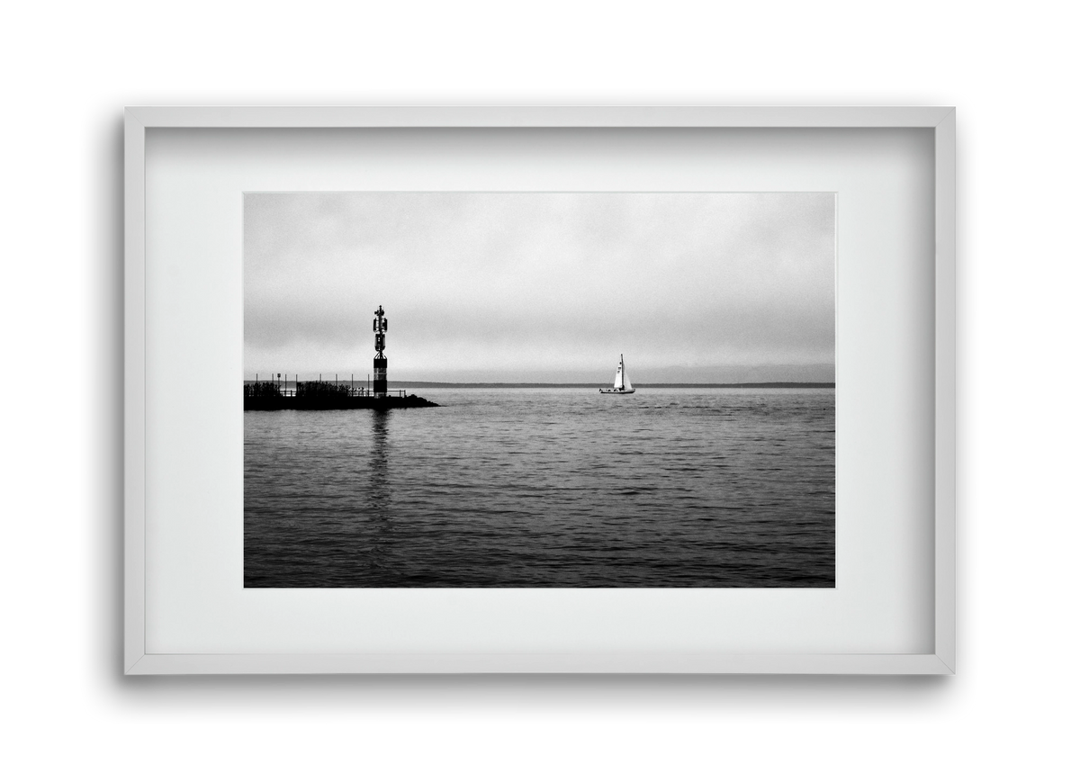 Lost, 45x30 cm (30x20 cm), Fehér keret, paszpartuval