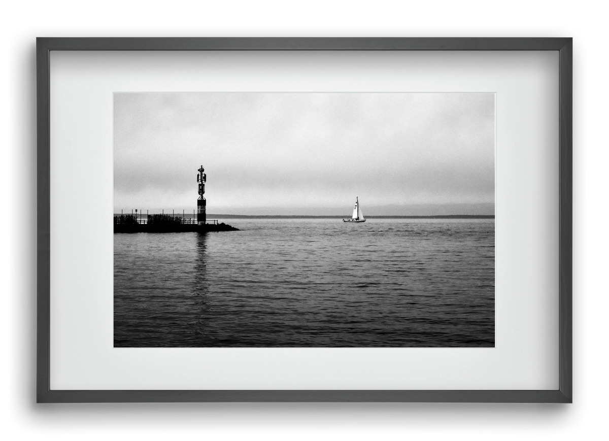 Lost, 60x40 cm (45x30 cm), Fekete keret, paszpartuval