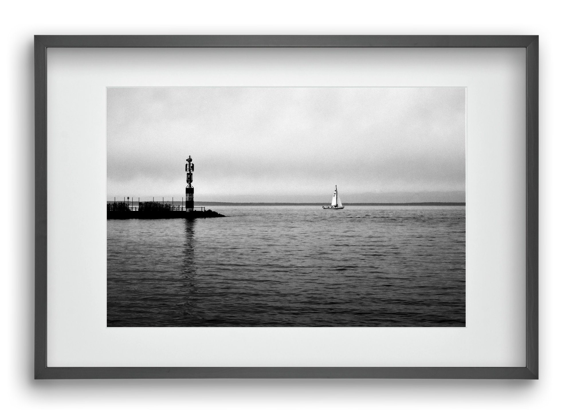 Lost, 60x40 cm (45x30 cm), Fekete keret, paszpartuval