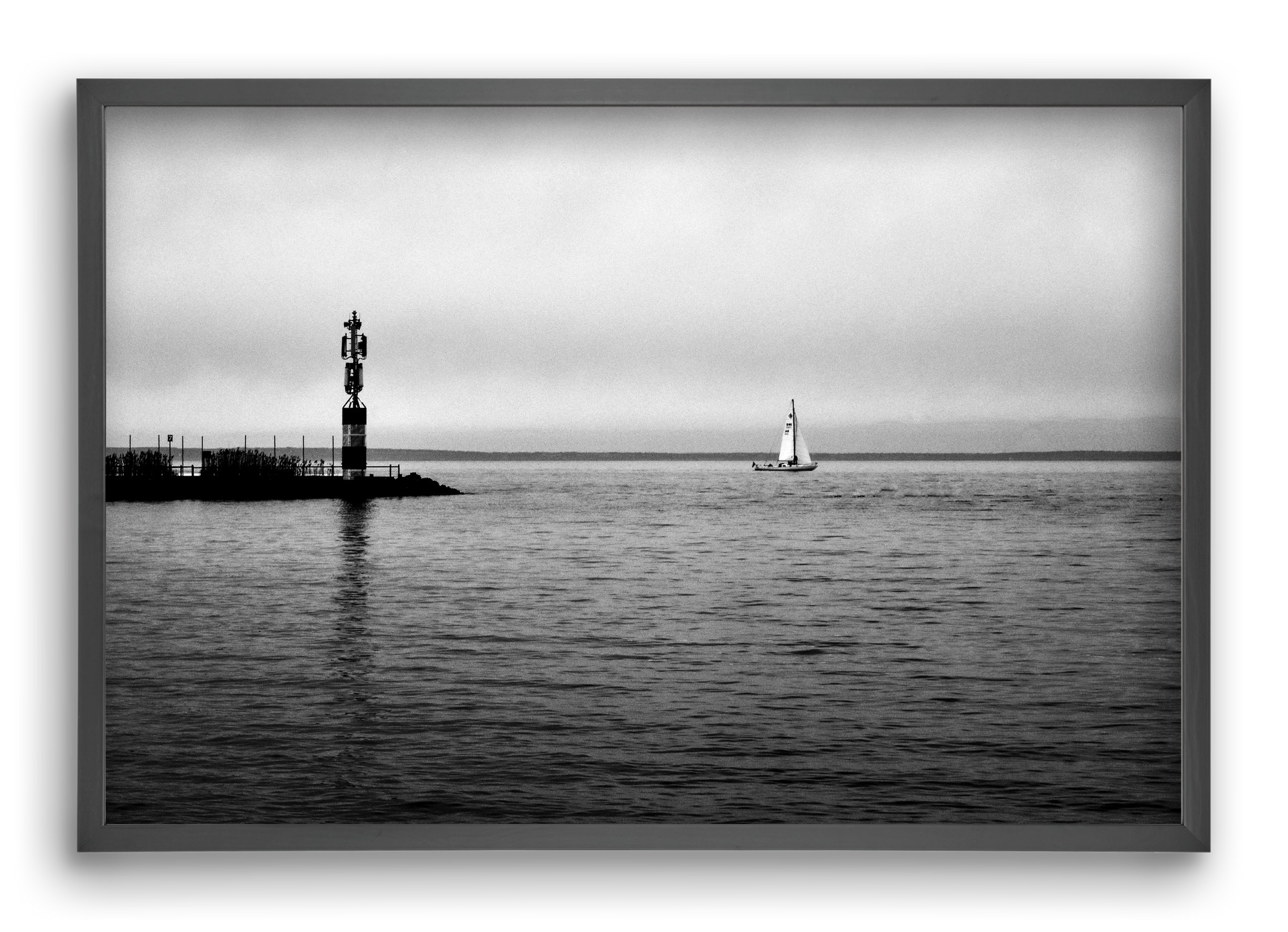 Lost, 60x40 cm (60x40 cm), Fekete keret