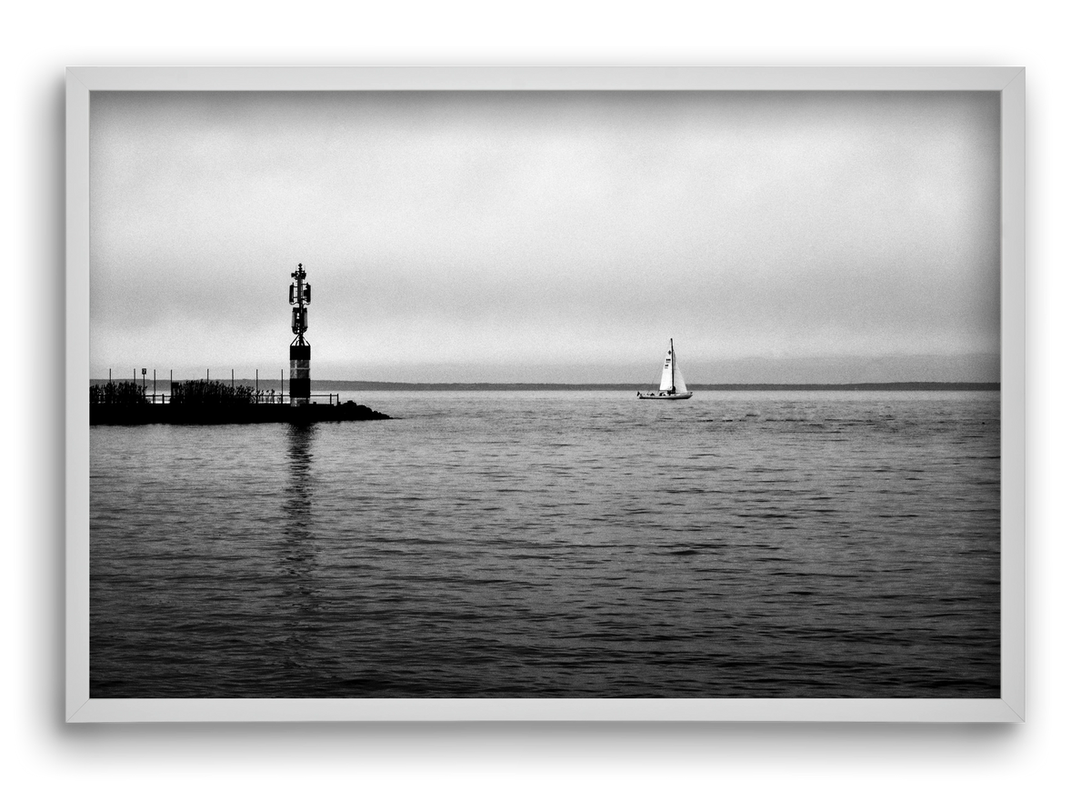 Lost, 60x40 cm (60x40 cm), Fehér keret