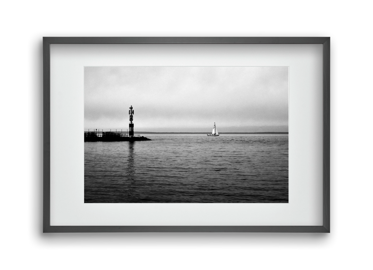 Lost, 45x30 cm (30x20 cm), Fekete keret, paszpartuval