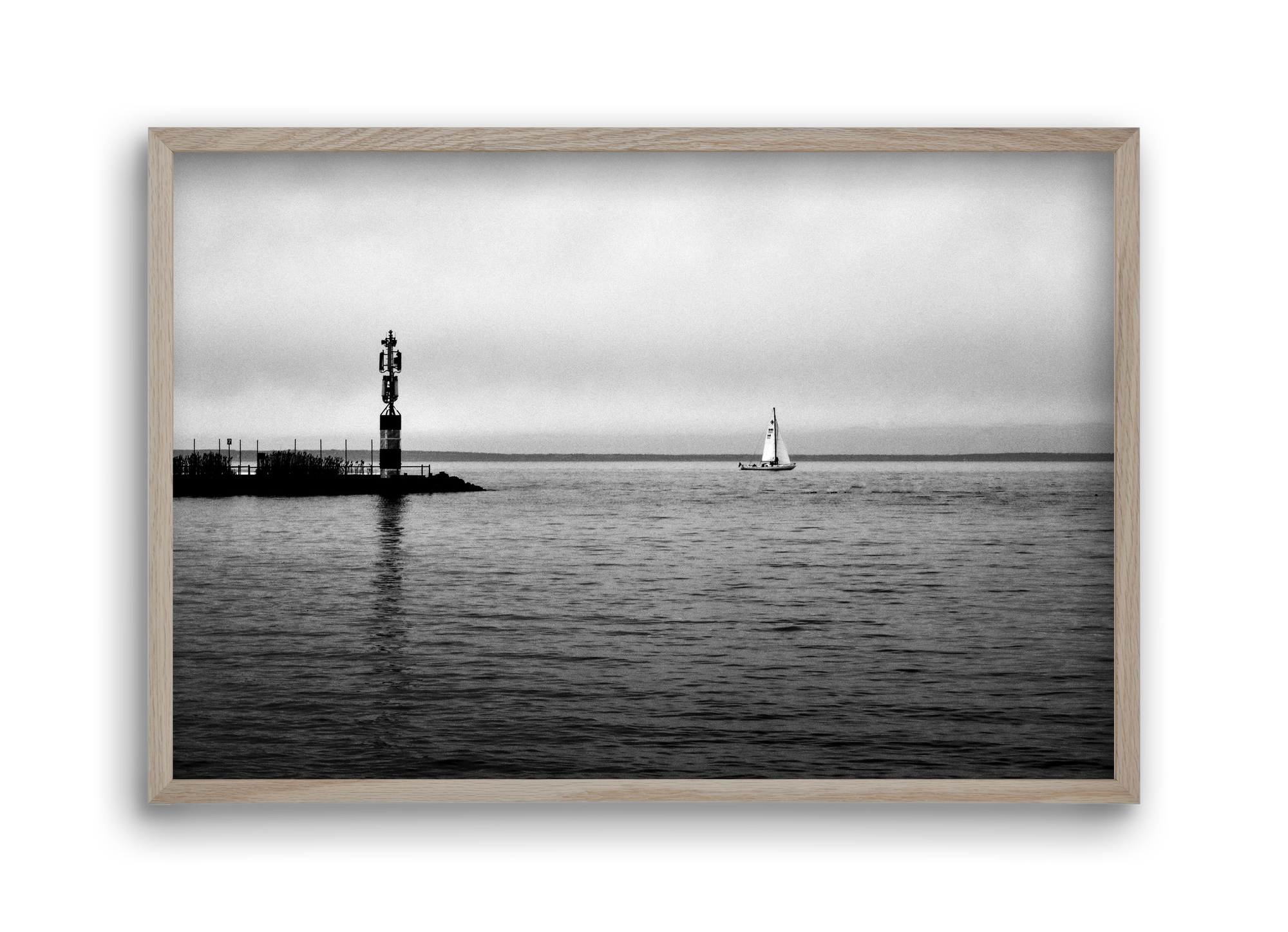 Lost, 45x30 cm (45x30 cm), Tölgy keret