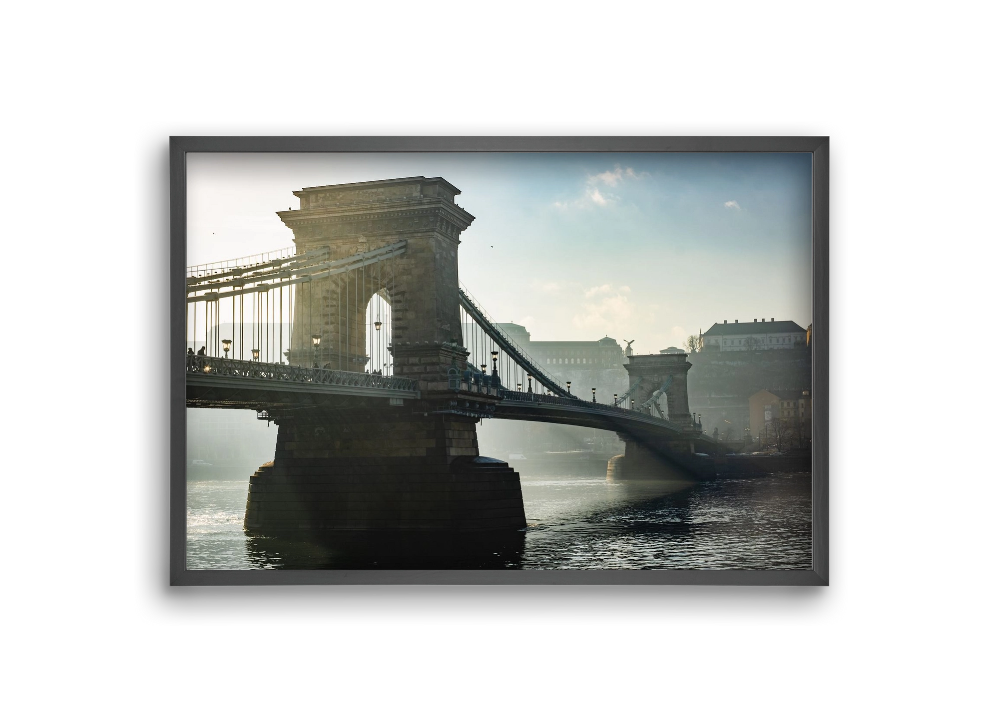 ChainBridge, 30x20 cm (30x20 cm), Fekete keret