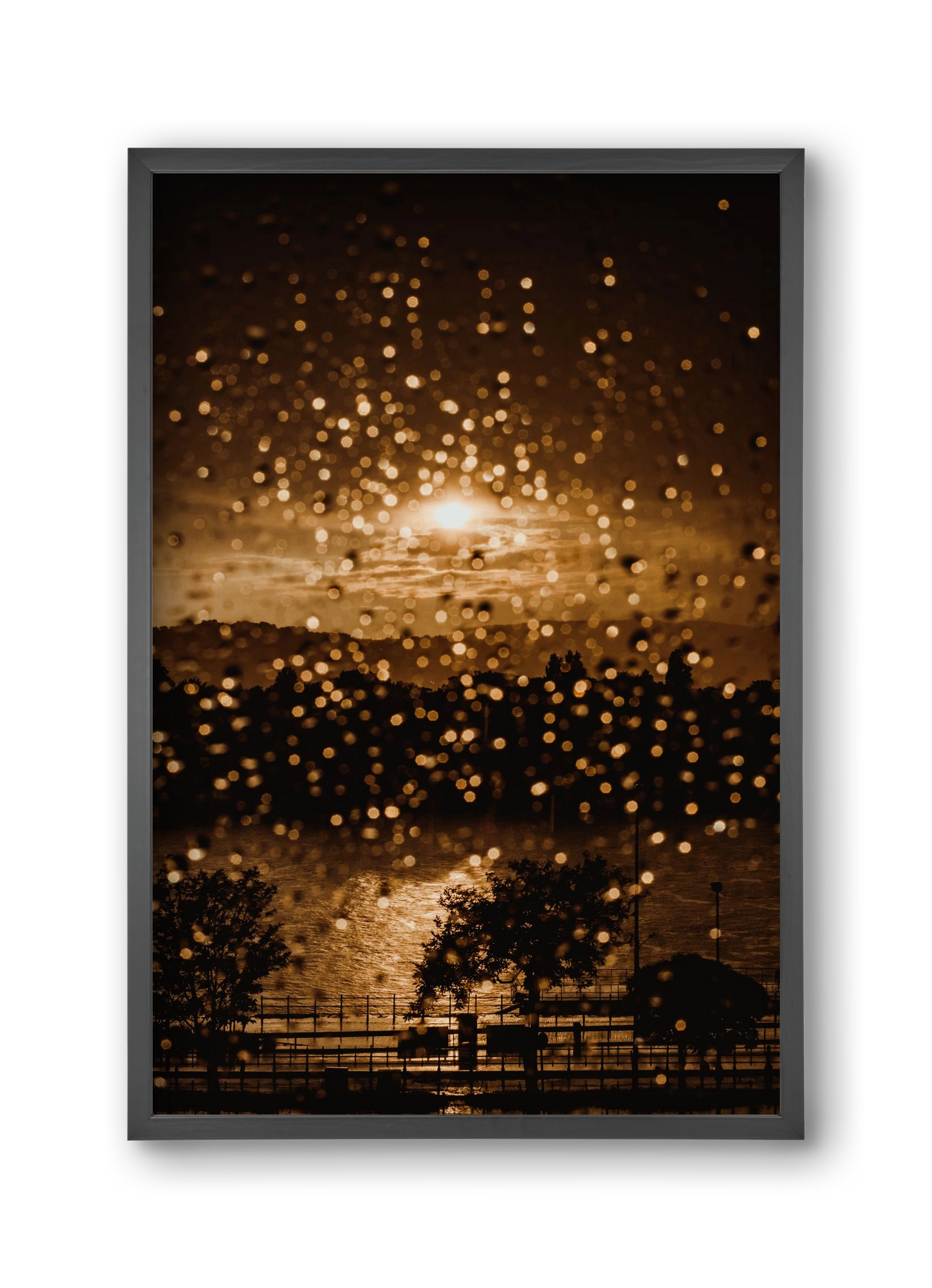 Rainy Day, 30x45 cm (30x45 cm), Fekete keret