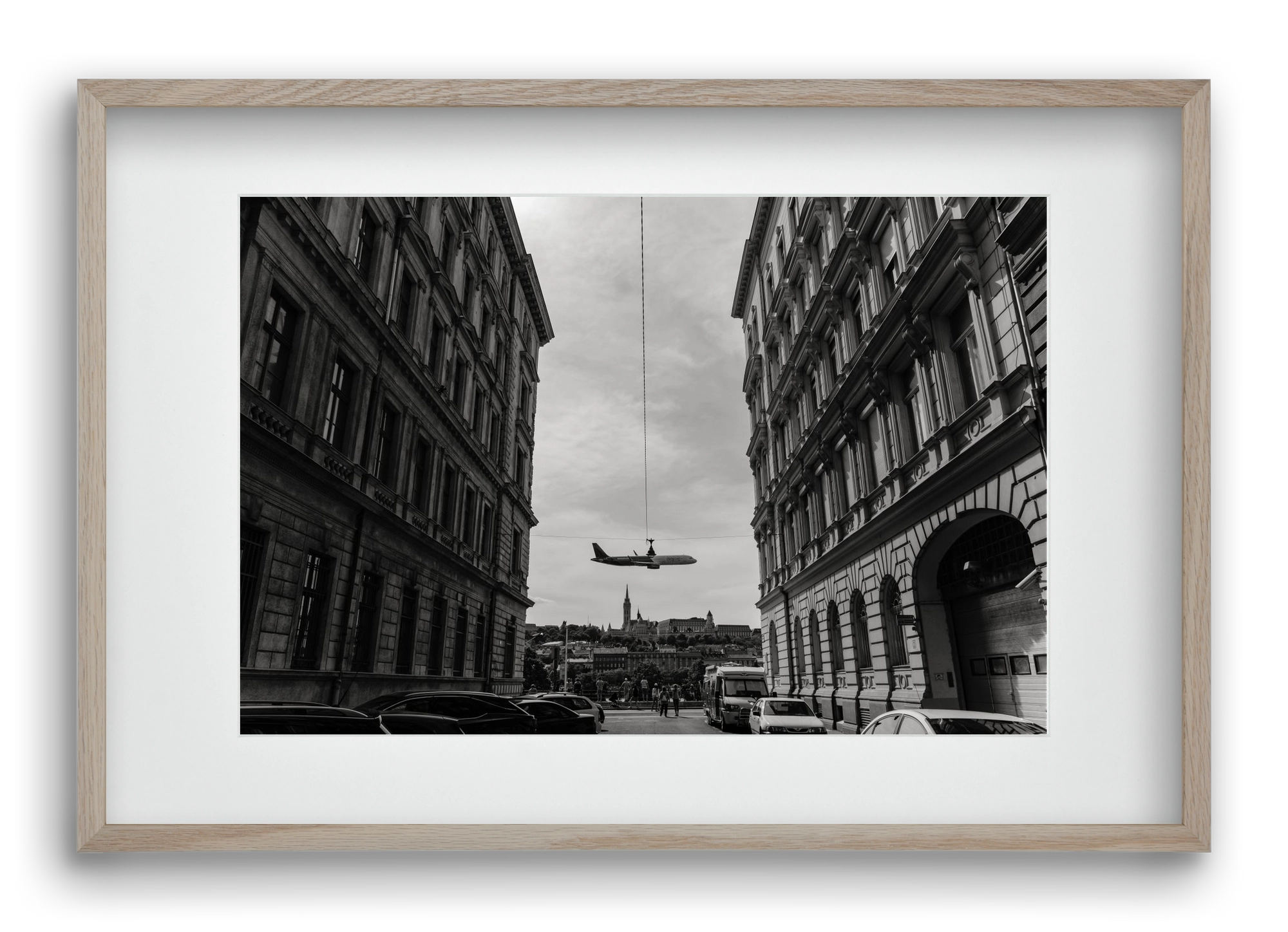 center, 60x40 cm (45x30 cm), Tölgy keret, paszpartuval