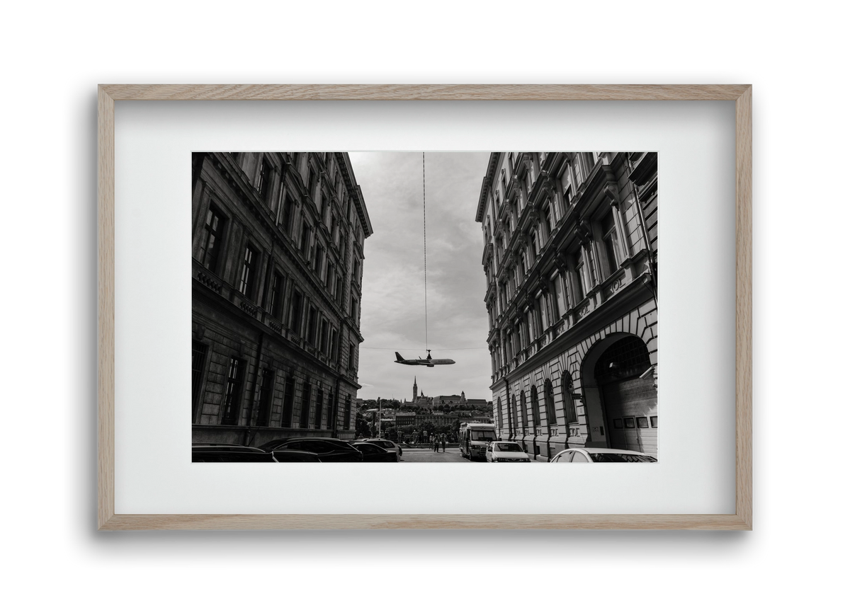 center, 45x30 cm (30x20 cm), Tölgy keret, paszpartuval