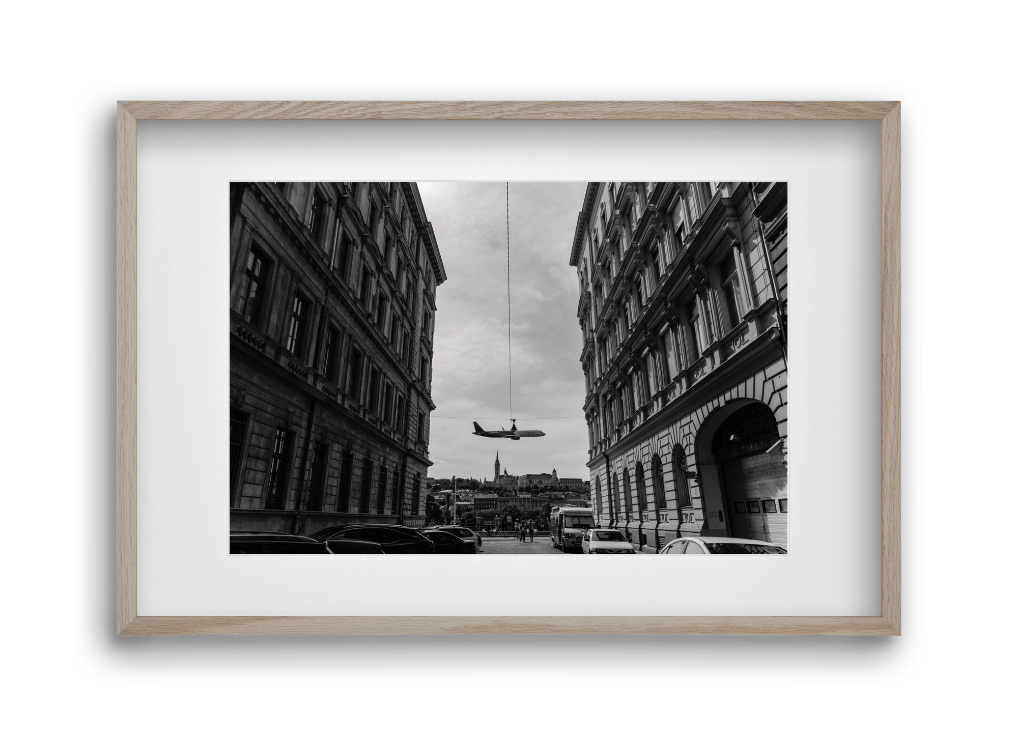 center, 45x30 cm (30x20 cm), Tölgy keret, paszpartuval