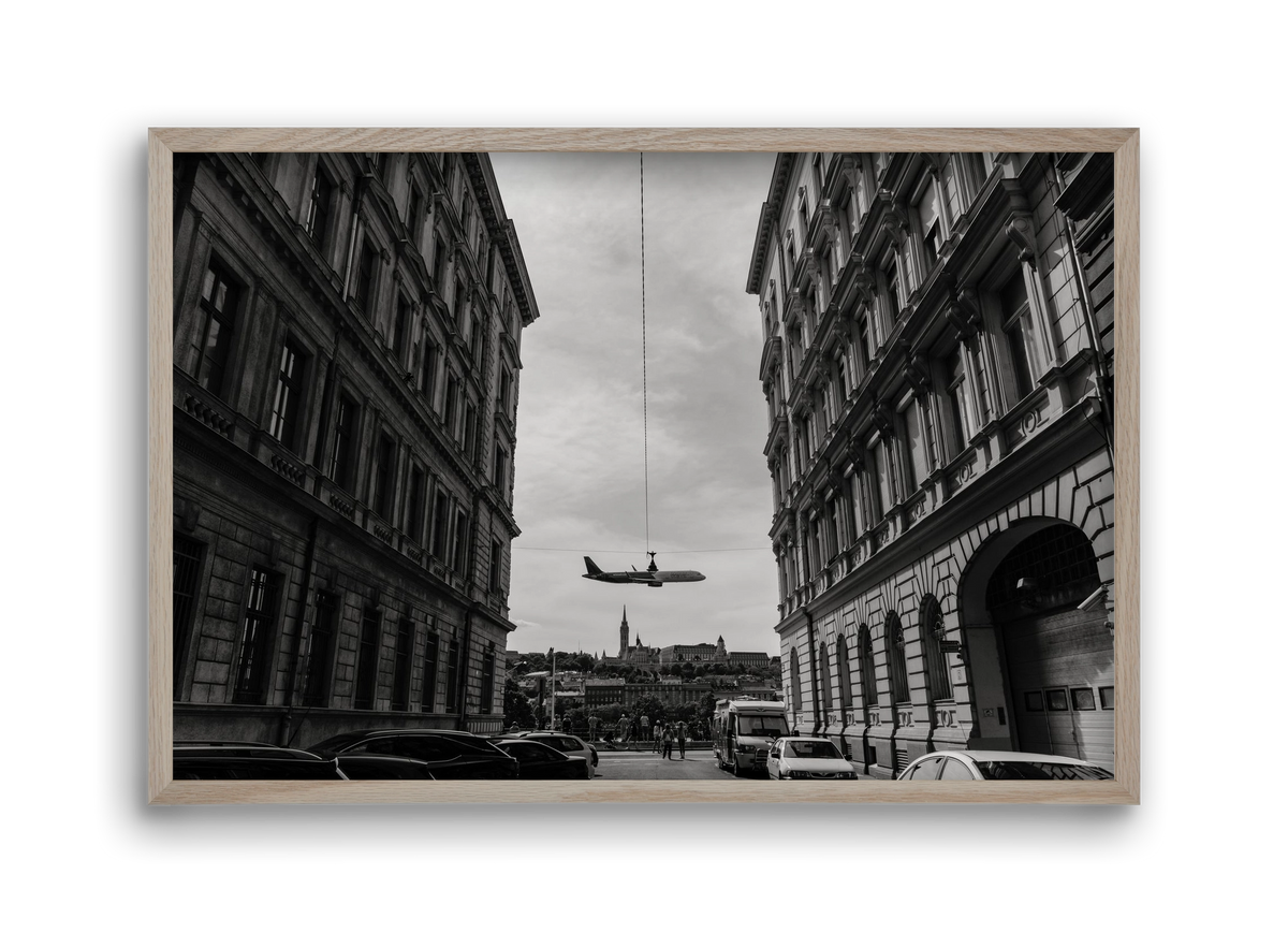 center, 45x30 cm (45x30 cm), Tölgy keret