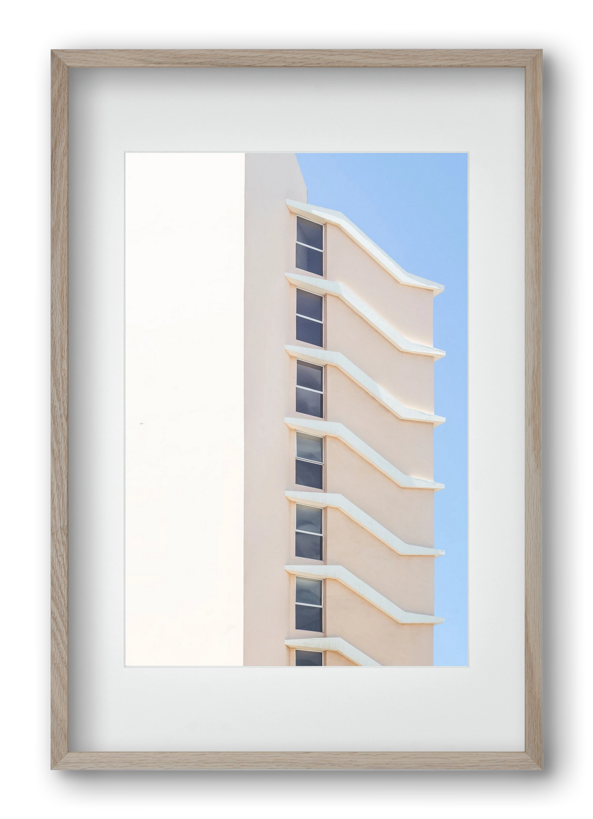 Beverly Hills, 40x60 cm (30x45 cm), Tölgy keret, paszpartuval