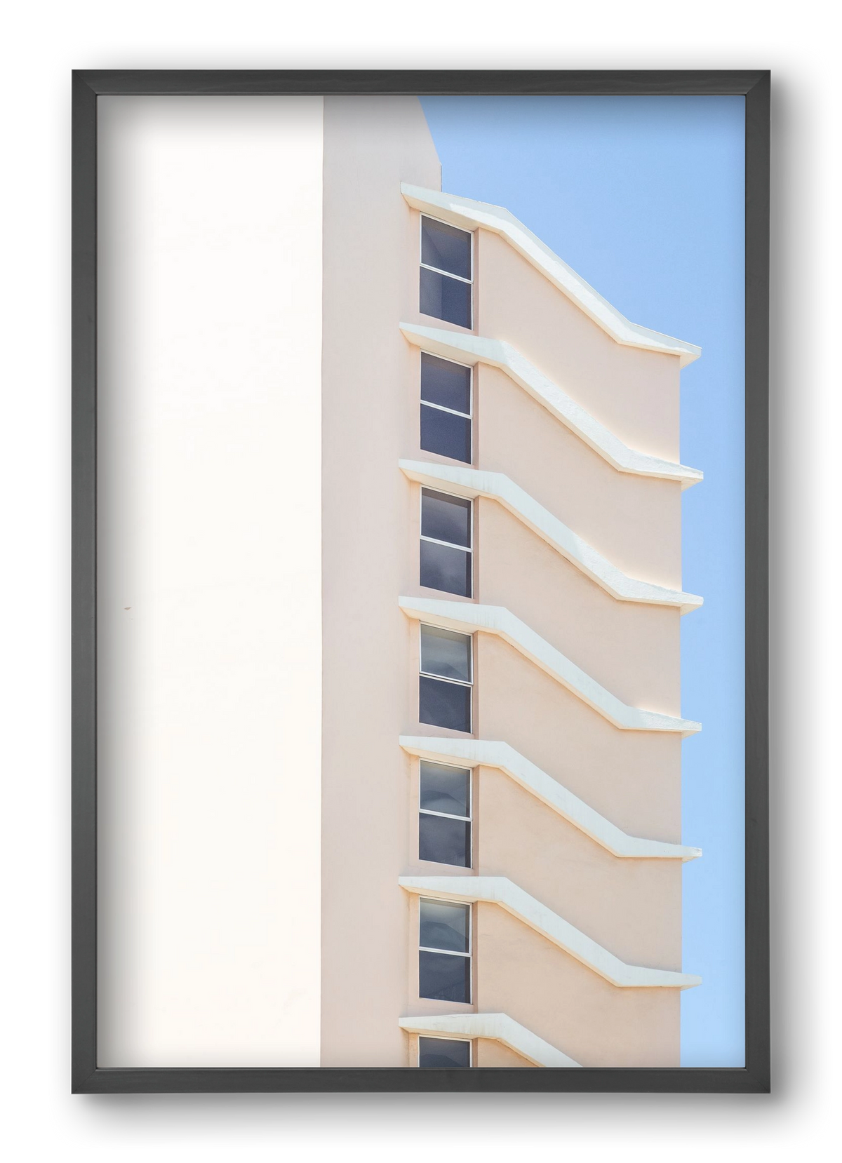 Beverly Hills, 40x60 cm (40x60 cm), Fekete keret