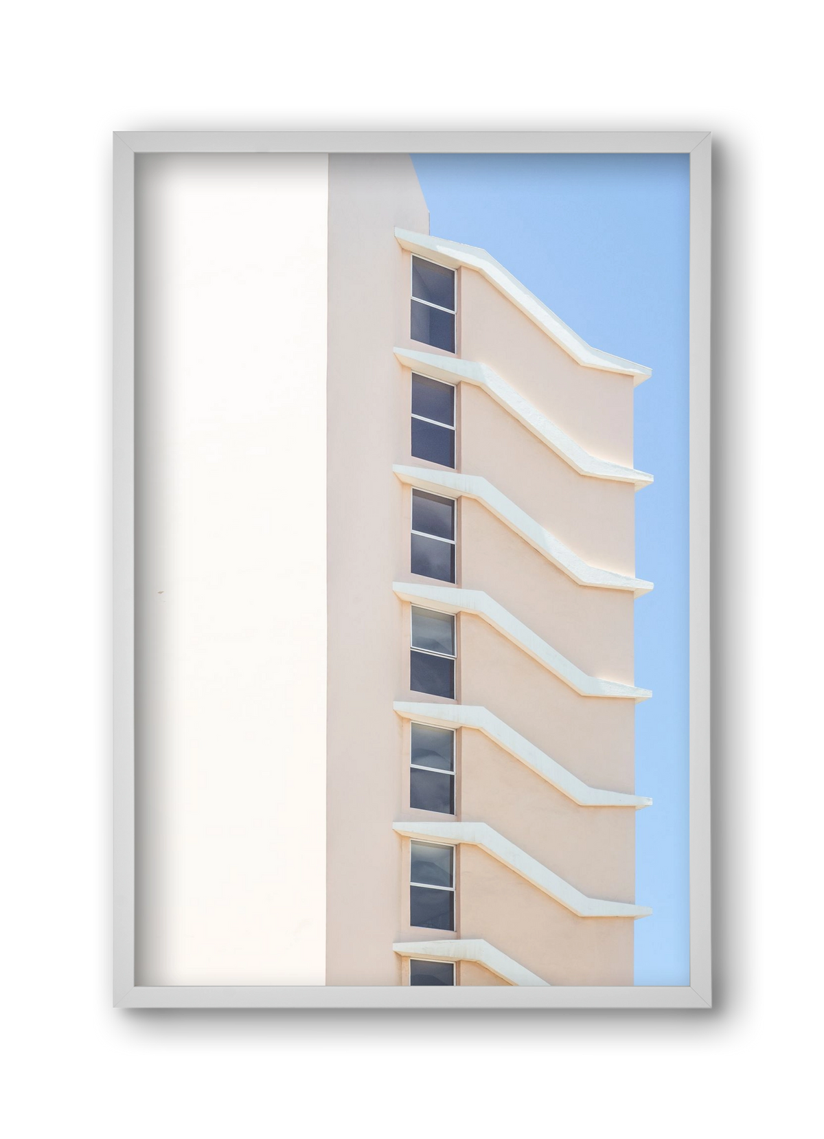 Beverly Hills, 30x45 cm (30x45 cm), Fehér keret