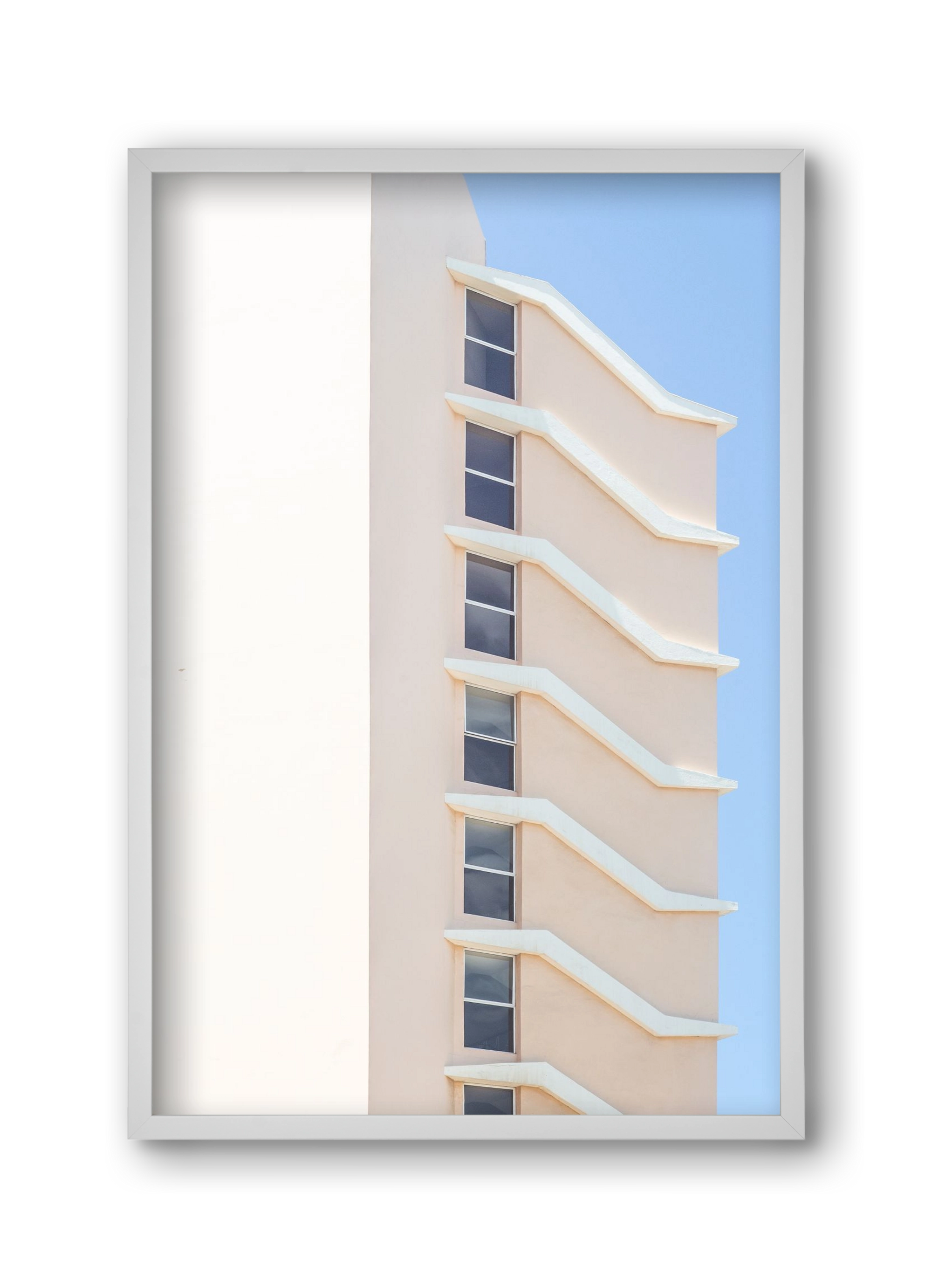 Beverly Hills, 30x45 cm (30x45 cm), Fehér keret