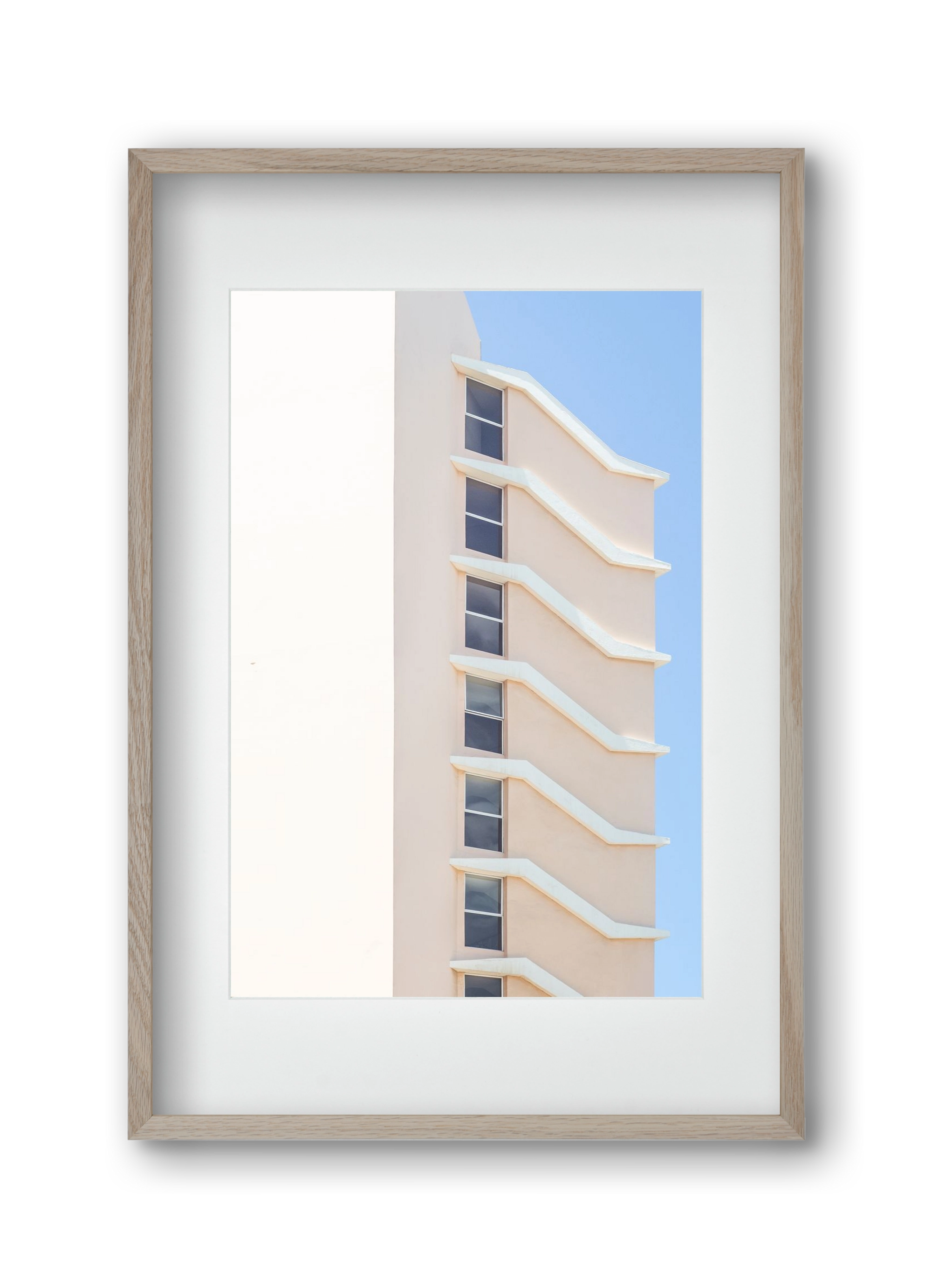 Beverly Hills, 30x45 cm (20x30 cm), Tölgy keret, paszpartuval