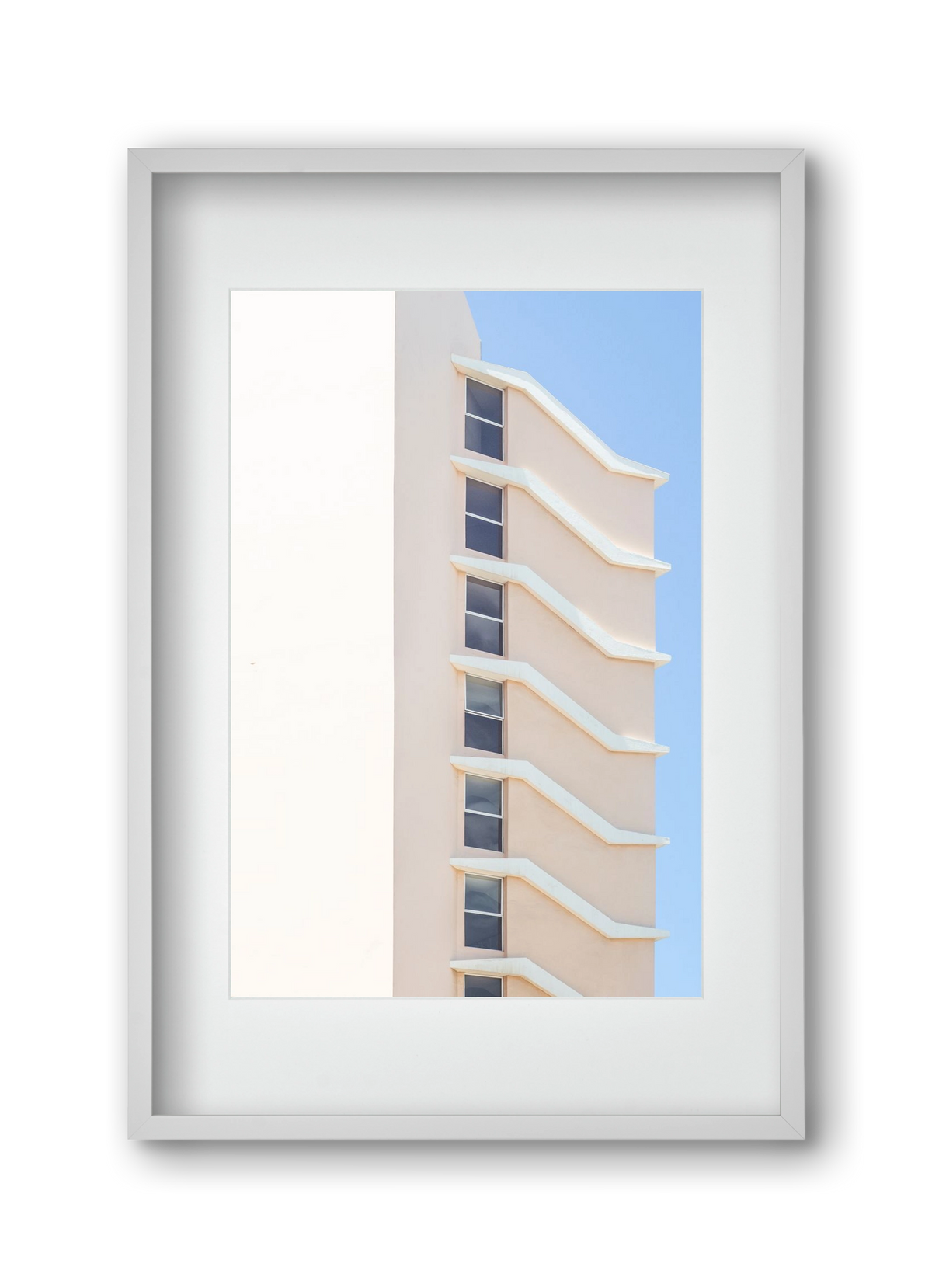 Beverly Hills, 30x45 cm (20x30 cm), Fehér keret, paszpartuval