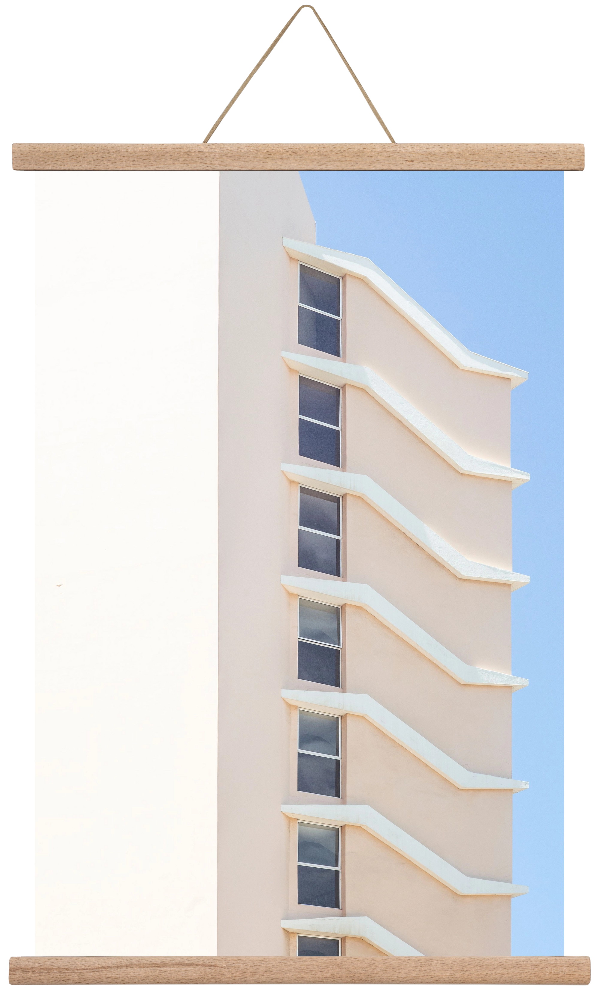 Beverly Hills, 40x60 cm (40x60 cm), Tölgy akasztó