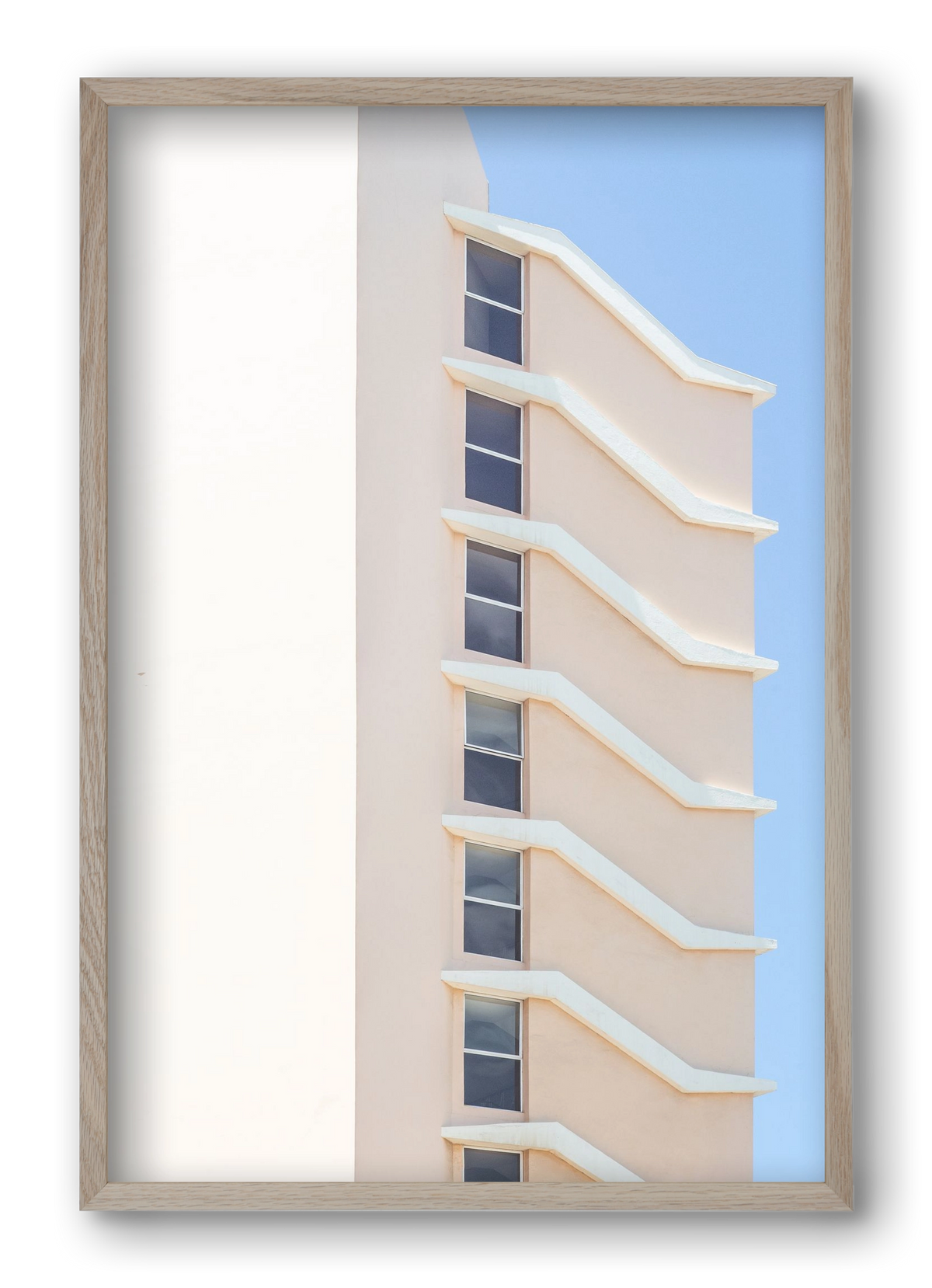 Beverly Hills, 40x60 cm (40x60 cm), Tölgy keret