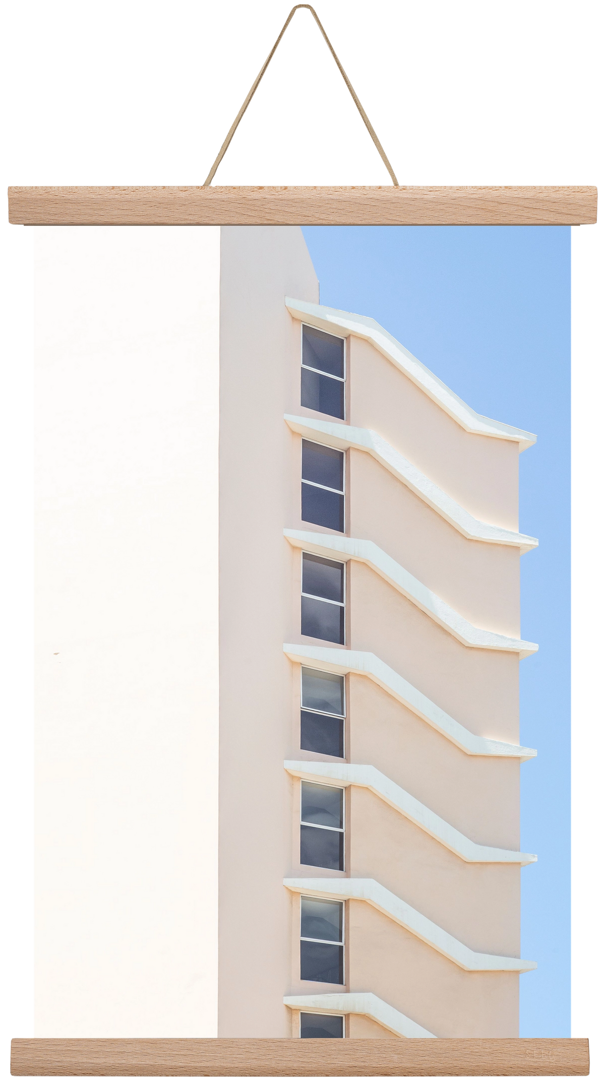 Beverly Hills, 30x45 cm (30x45 cm), Tölgy akasztó