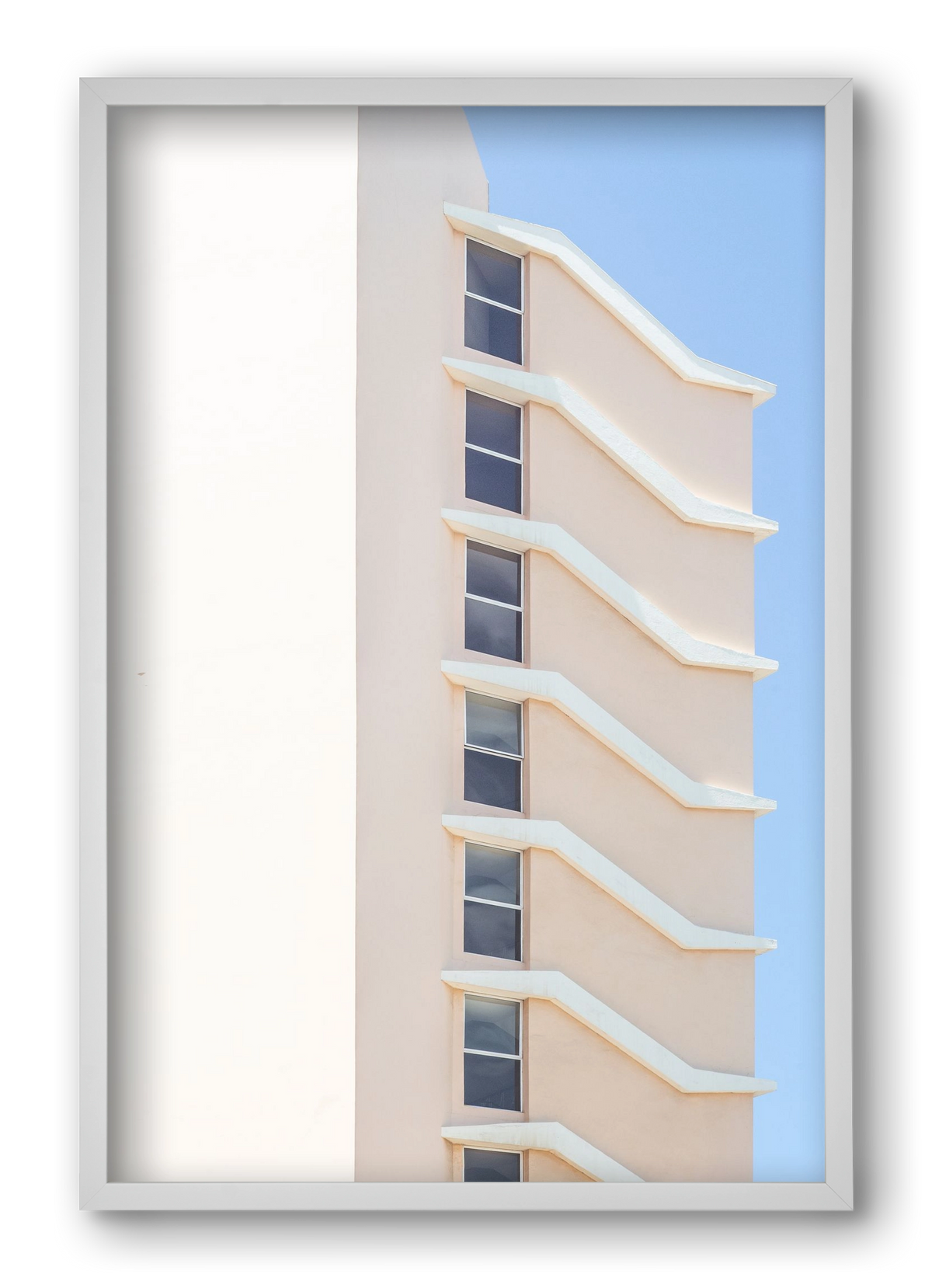 Beverly Hills, 40x60 cm (40x60 cm), Fehér keret