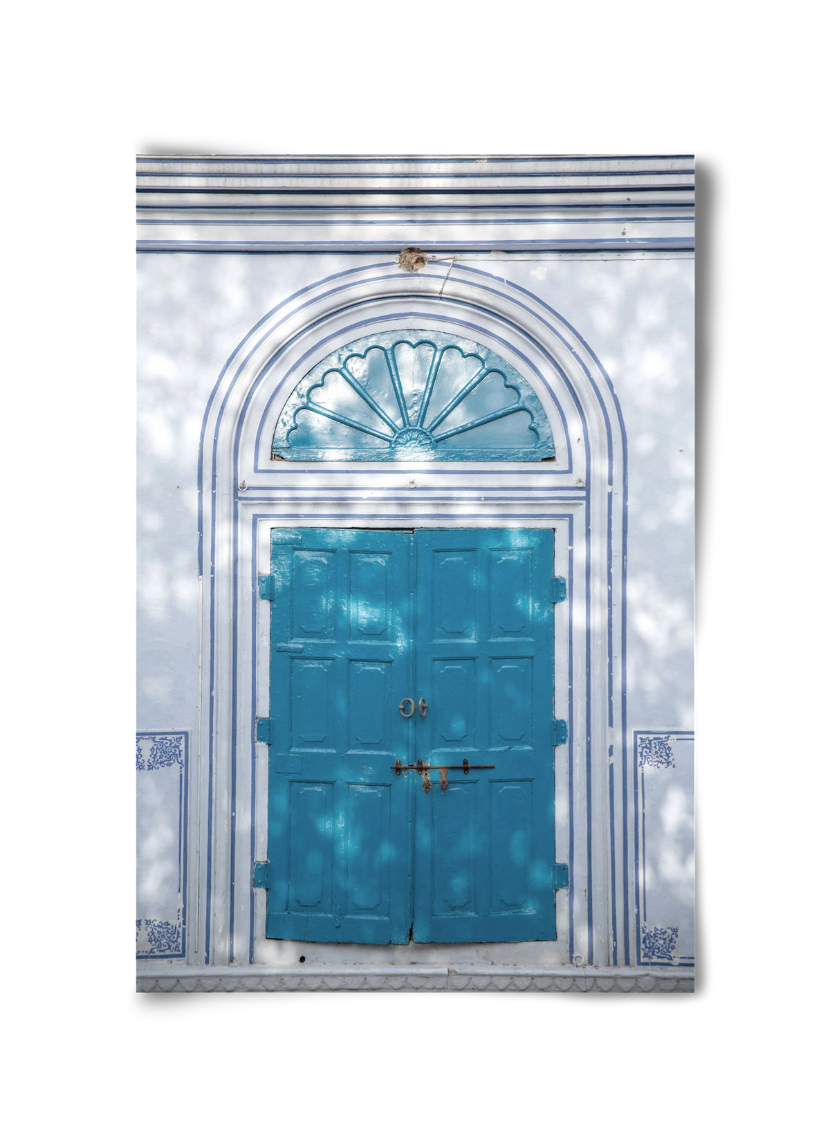 Blue door, 30x45 cm, Keret nélkül