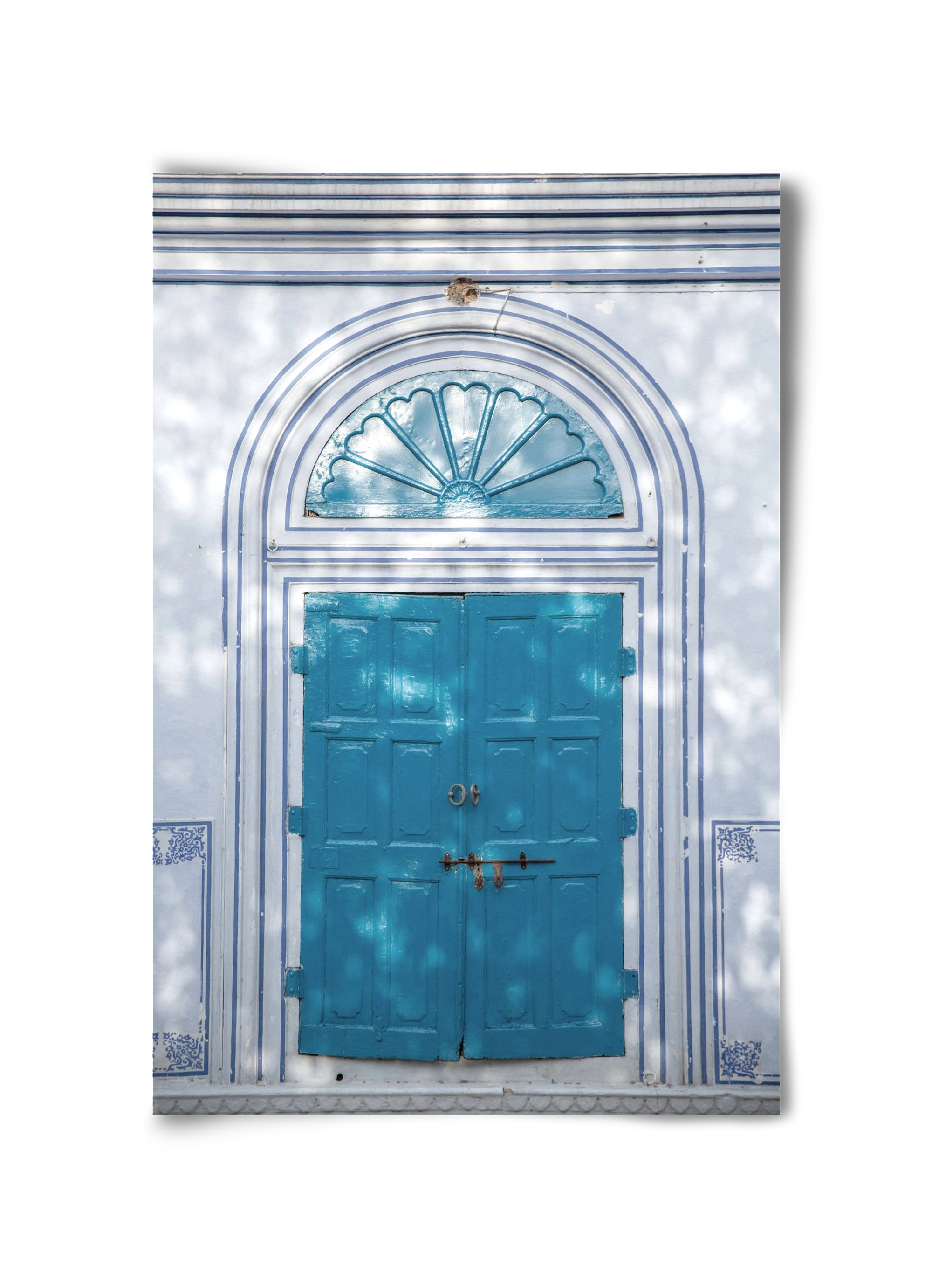 Blue door, 30x45 cm, Keret nélkül