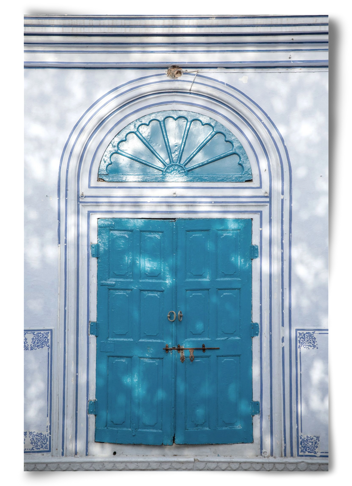 Blue door, 60x90 cm, Keret nélkül