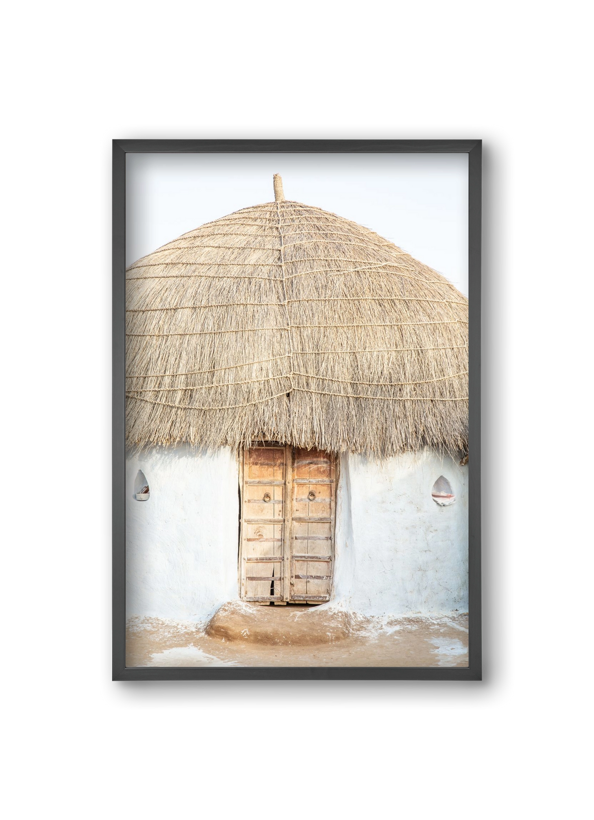 Desert hut, 20x30 cm (20x30 cm), Fekete keret