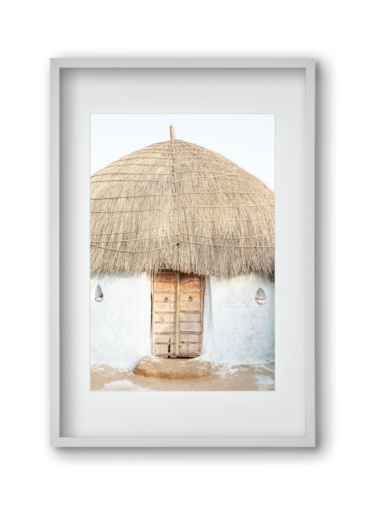 Desert hut, 30x45 cm (20x30 cm), Fehér keret, paszpartuval