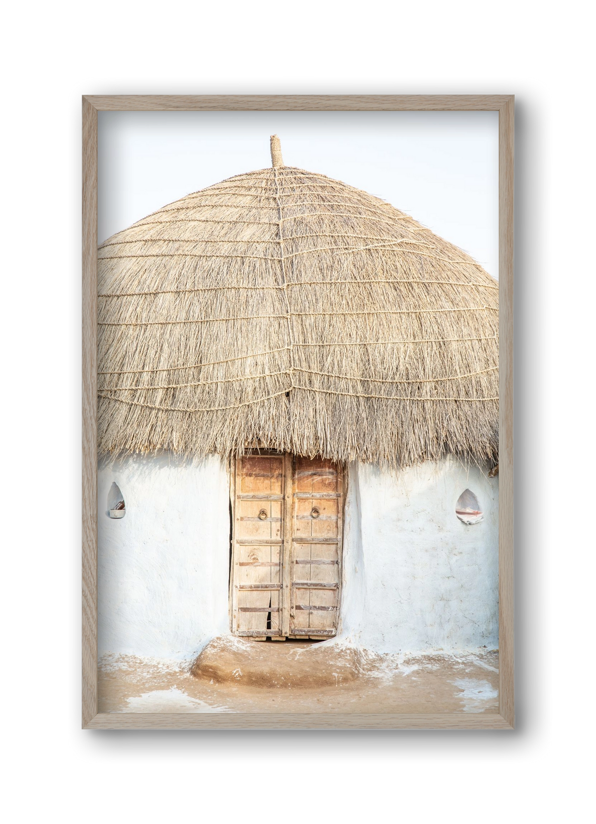 Desert hut, 30x45 cm (30x45 cm), Tölgy keret