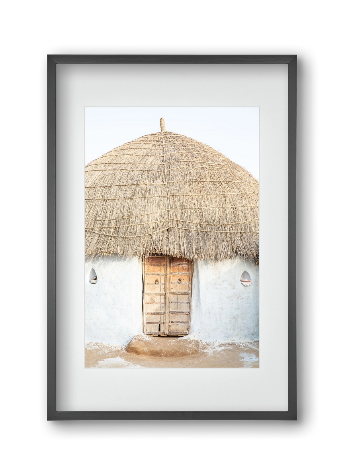 Desert hut, 30x45 cm (20x30 cm), Fekete keret, paszpartuval