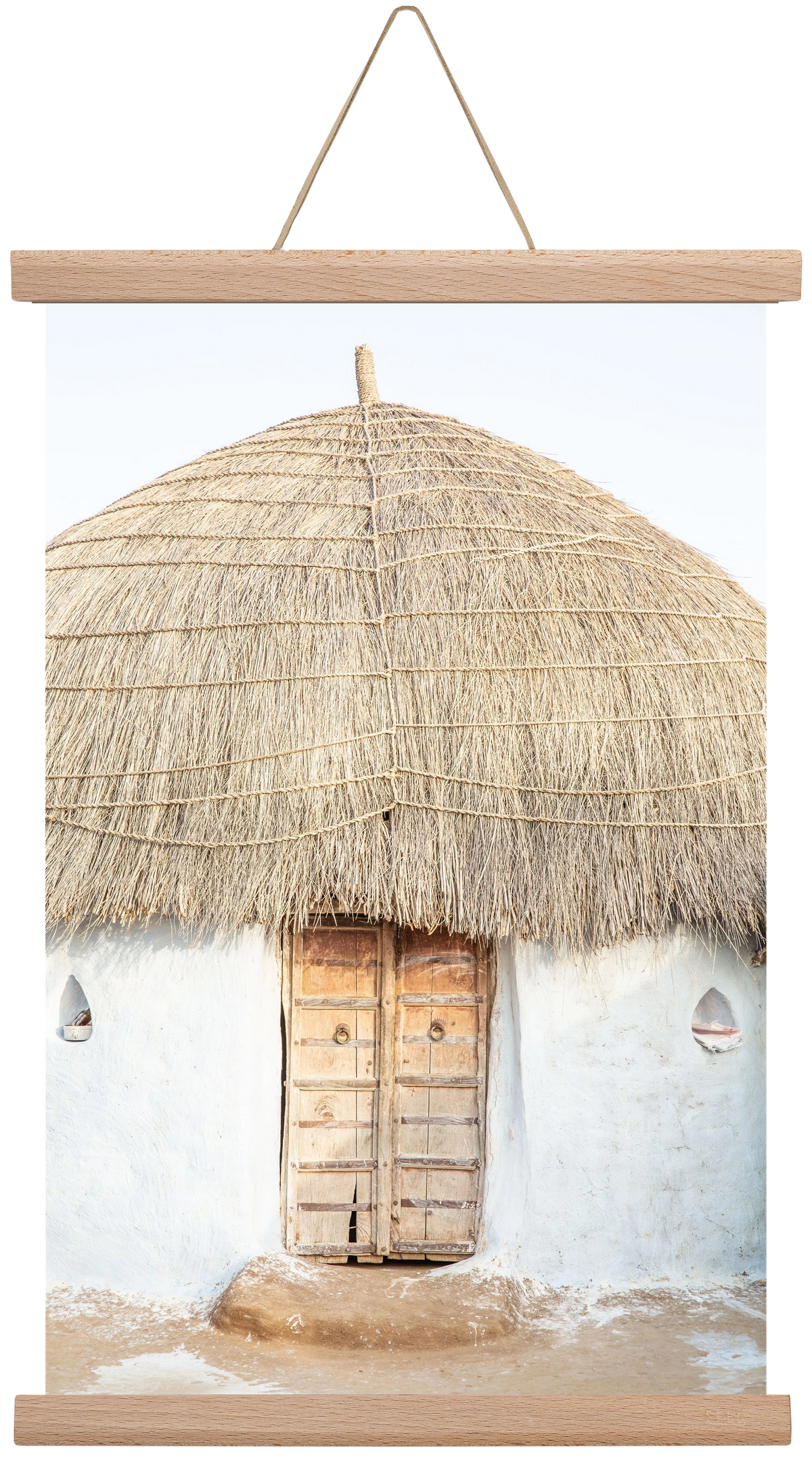 Desert hut, 30x45 cm (30x45 cm), Tölgy akasztó