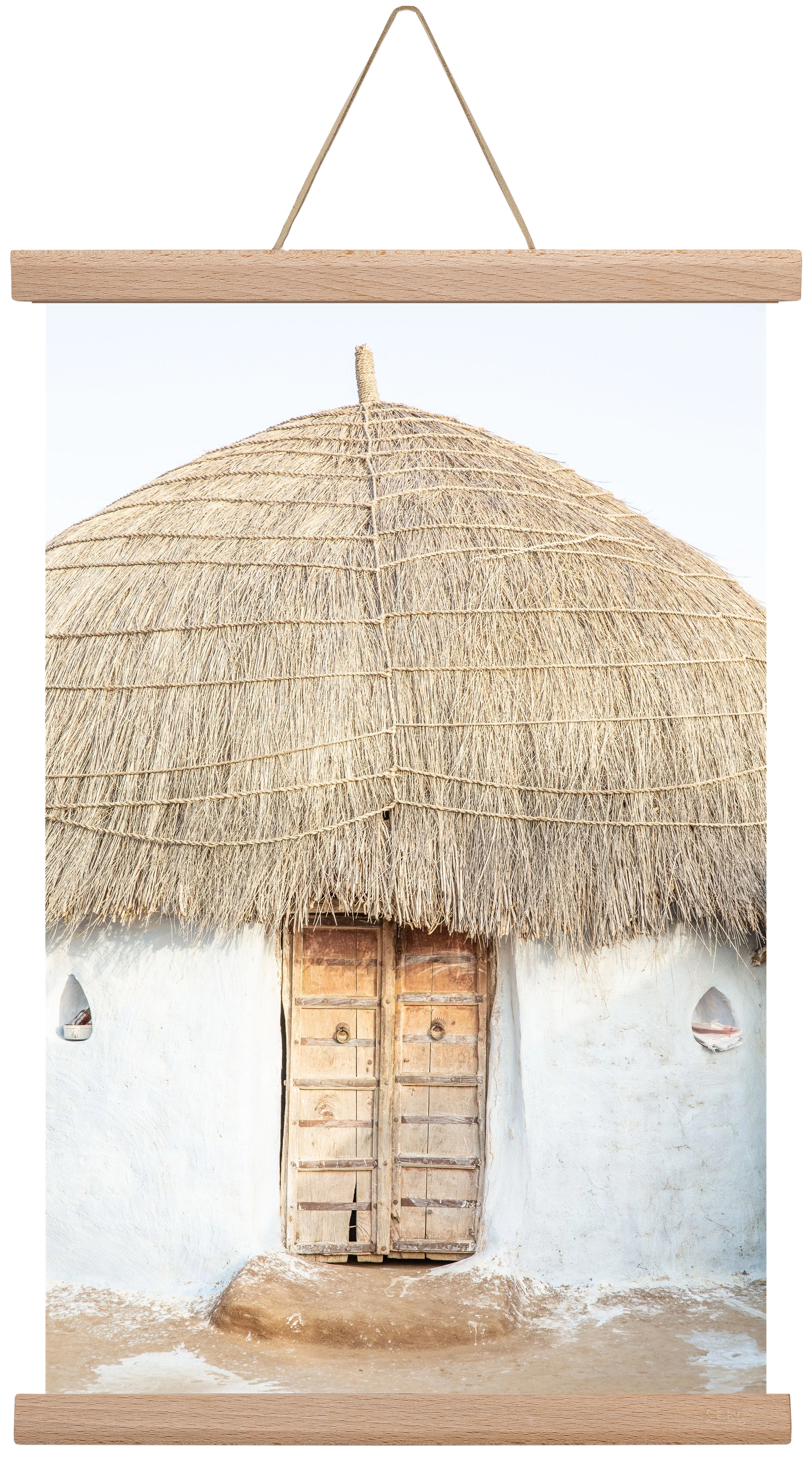 Desert hut, 30x45 cm (30x45 cm), Tölgy akasztó
