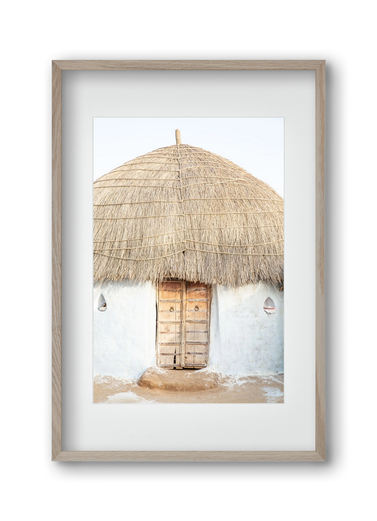Desert hut, 30x45 cm (20x30 cm), Tölgy keret, paszpartuval