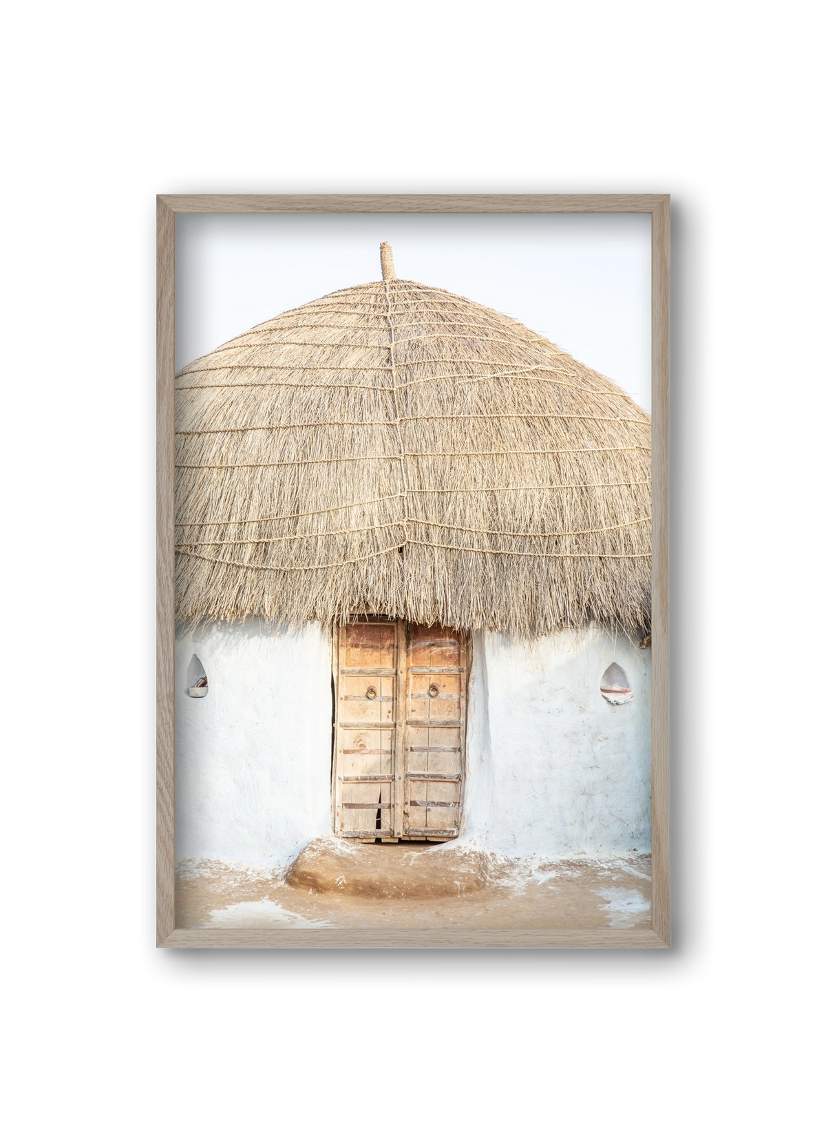 Desert hut, 20x30 cm (20x30 cm), Tölgy keret