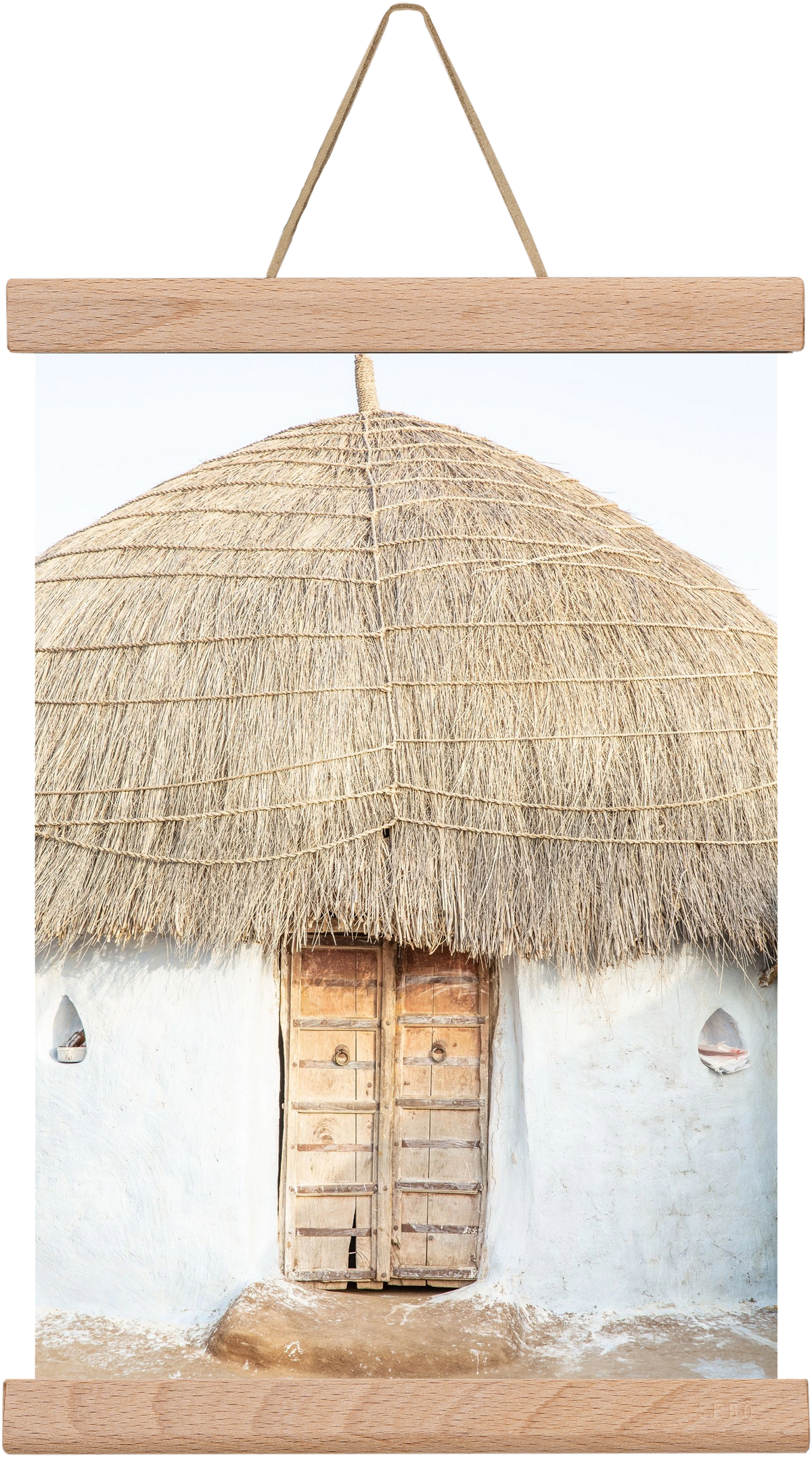 Desert hut, 20x30 cm (20x30 cm), Tölgy akasztó