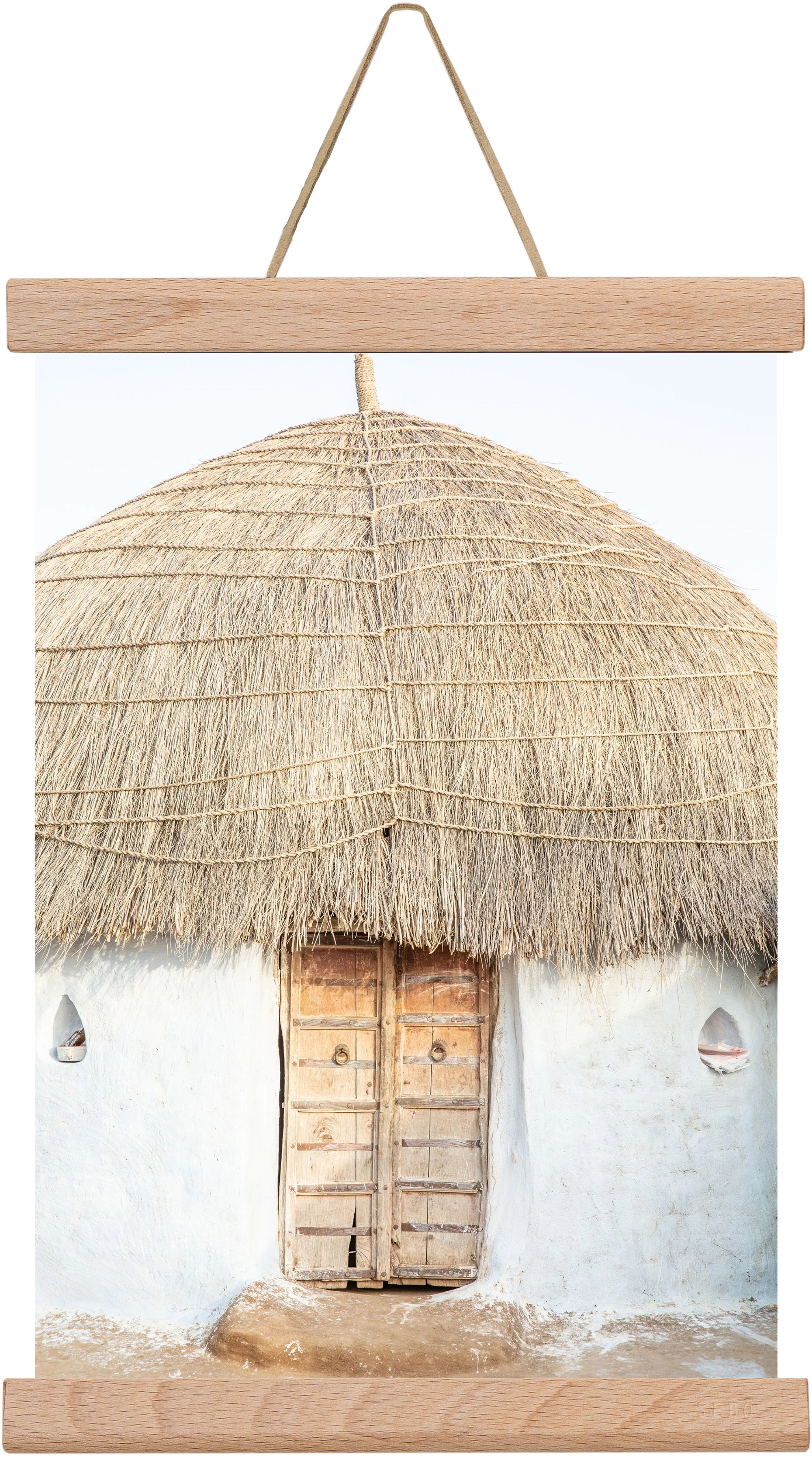 Desert hut, 20x30 cm (20x30 cm), Tölgy akasztó