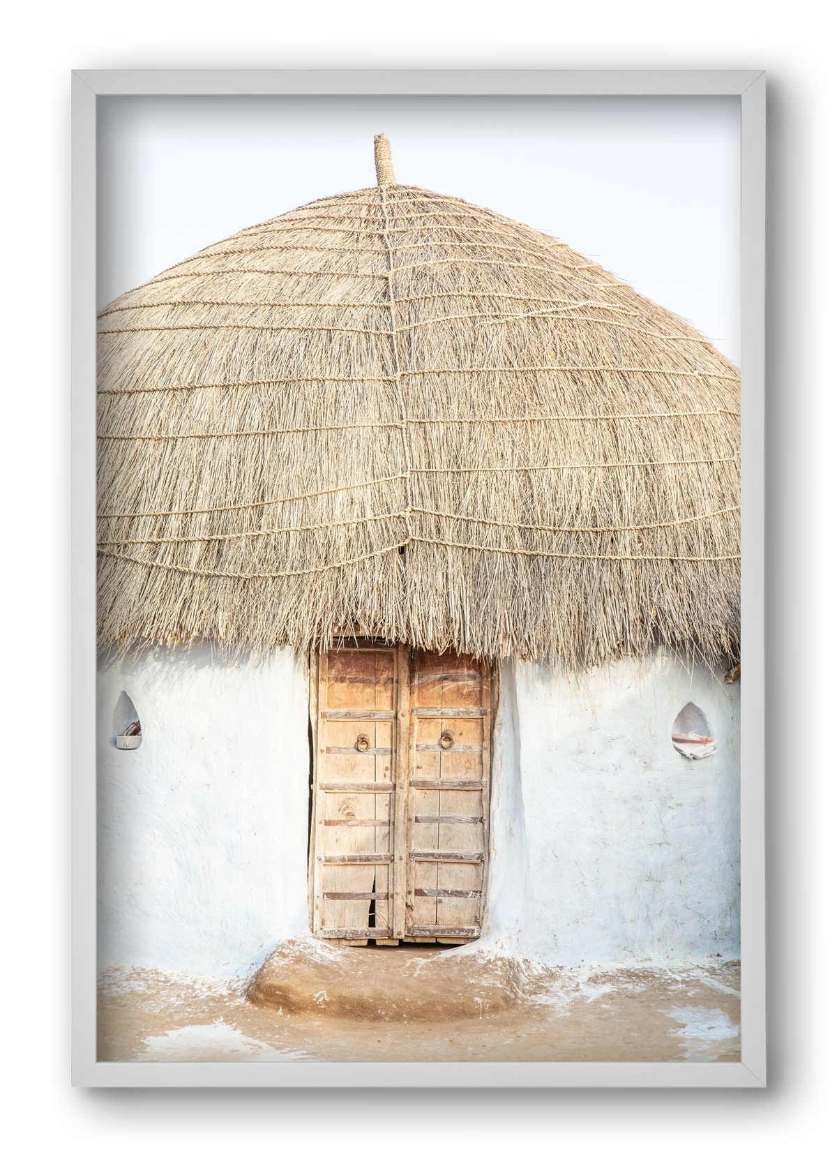Desert hut, 40x60 cm (40x60 cm), Fehér keret
