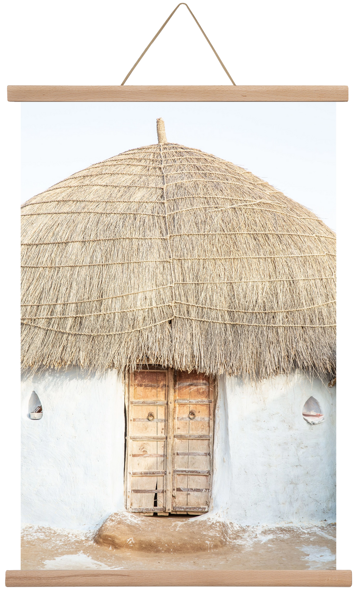 Desert hut, 40x60 cm (40x60 cm), Tölgy akasztó