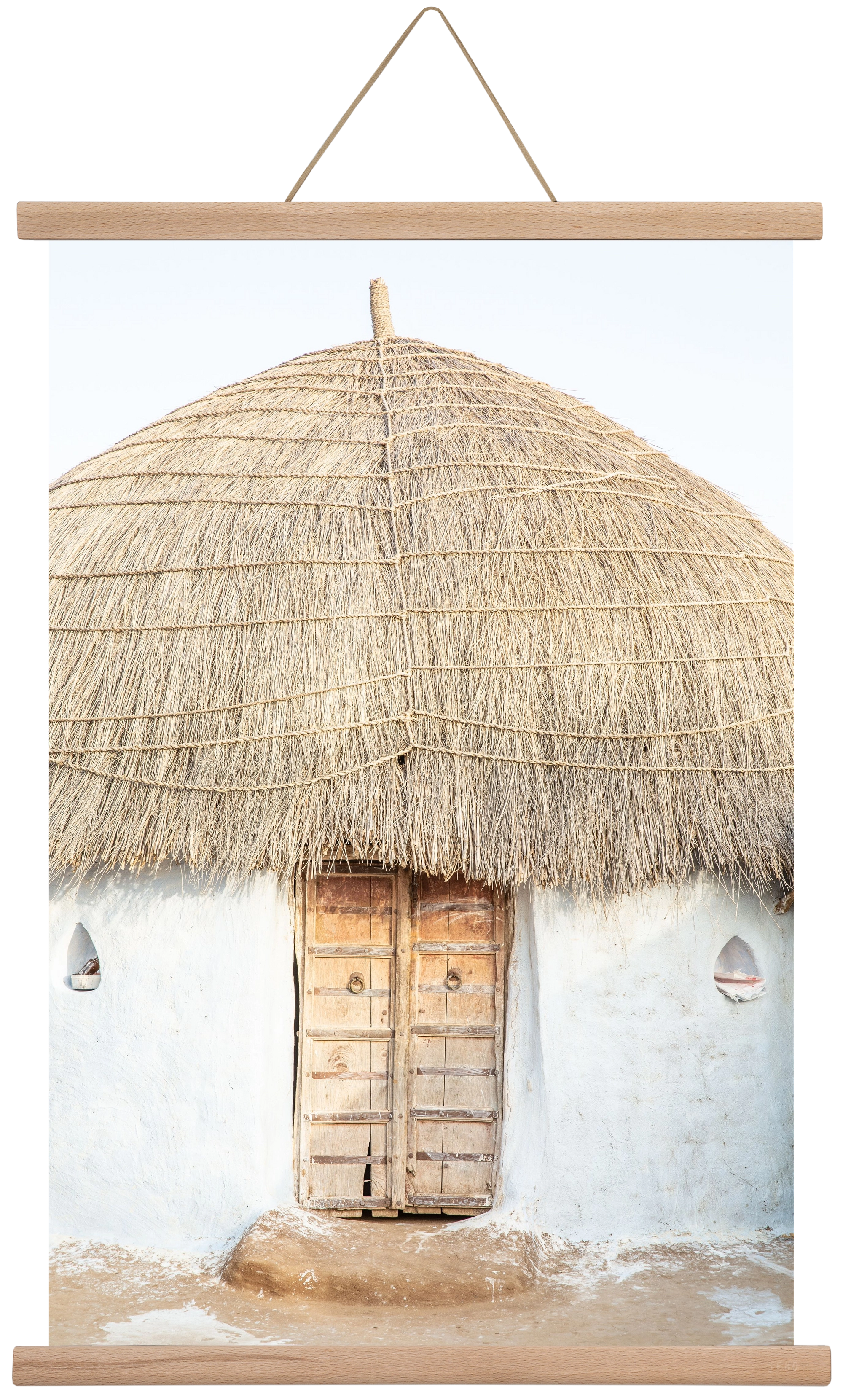 Desert hut, 40x60 cm (40x60 cm), Tölgy akasztó