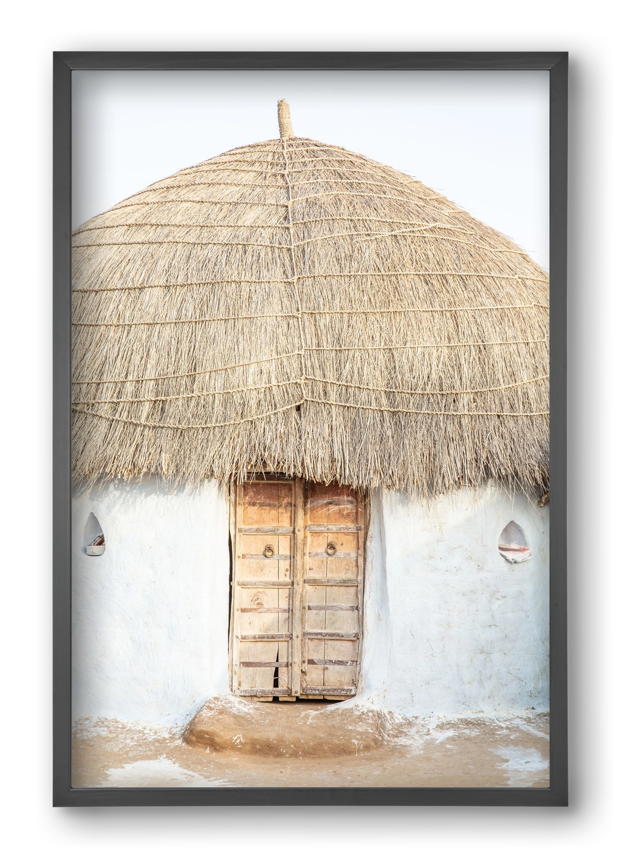 Desert hut, 40x60 cm (40x60 cm), Fekete keret