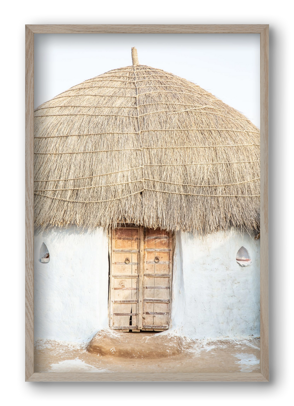 Desert hut, 40x60 cm (40x60 cm), Tölgy keret